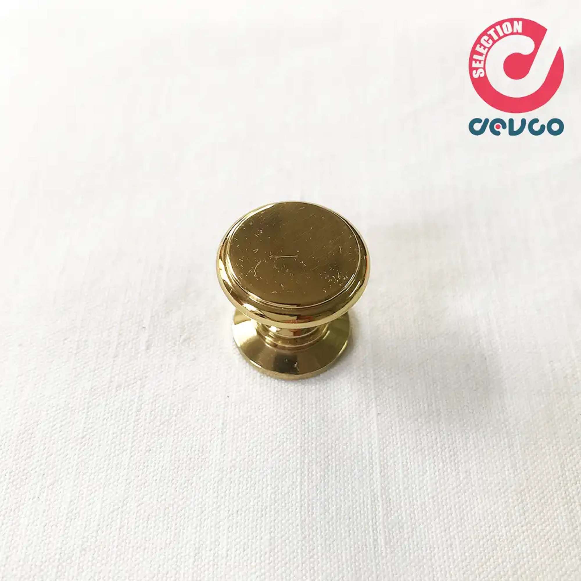 Pomello misura 30 colore oro con perni e dadi Omp Porro 0165 - 30