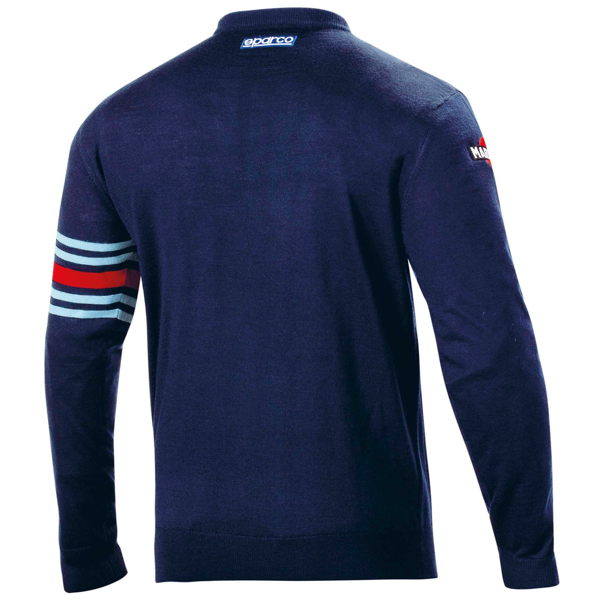 Sparco cotone Crewneck Sweatshirt Martini blu