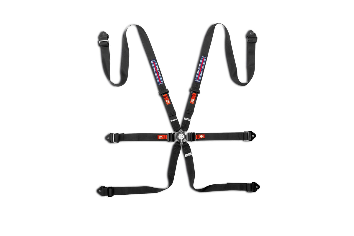 Sparco Cint. Competition H-2Pd Mr 6Pt 2" Steel 26 nero black
