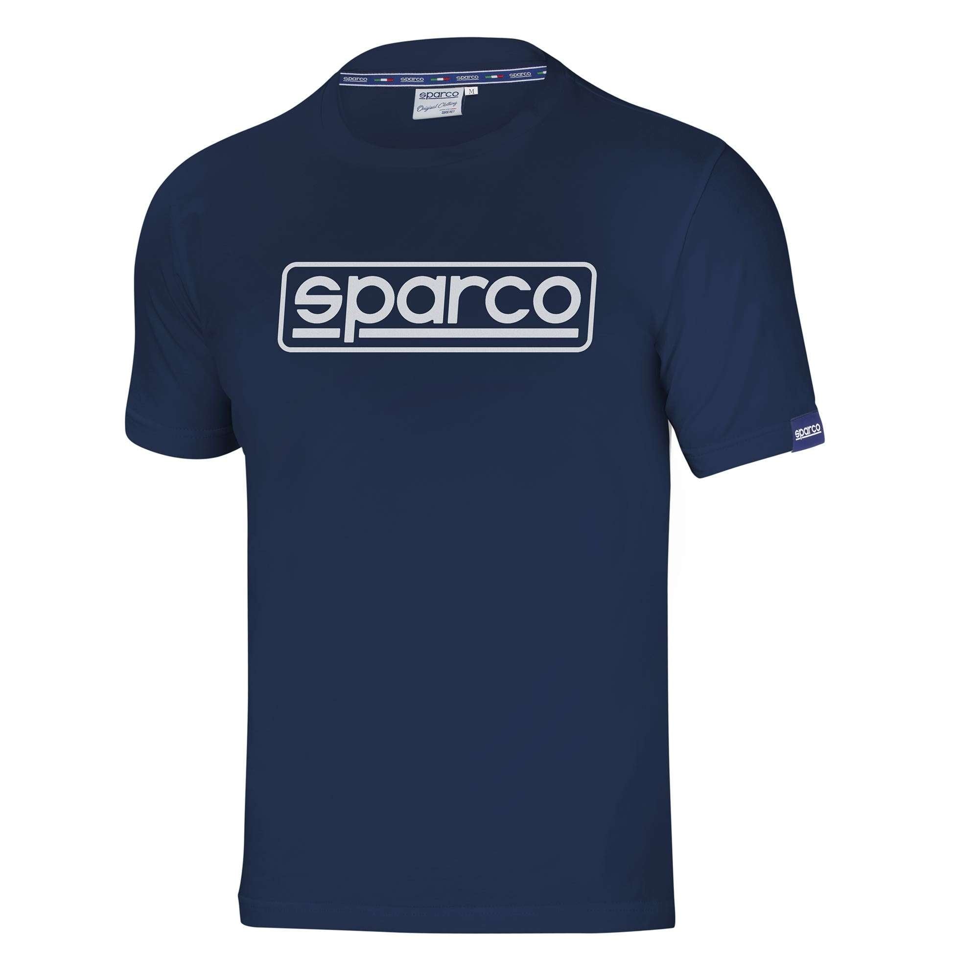 Sparco T-Shirt Frame blu navy-abbigliamento