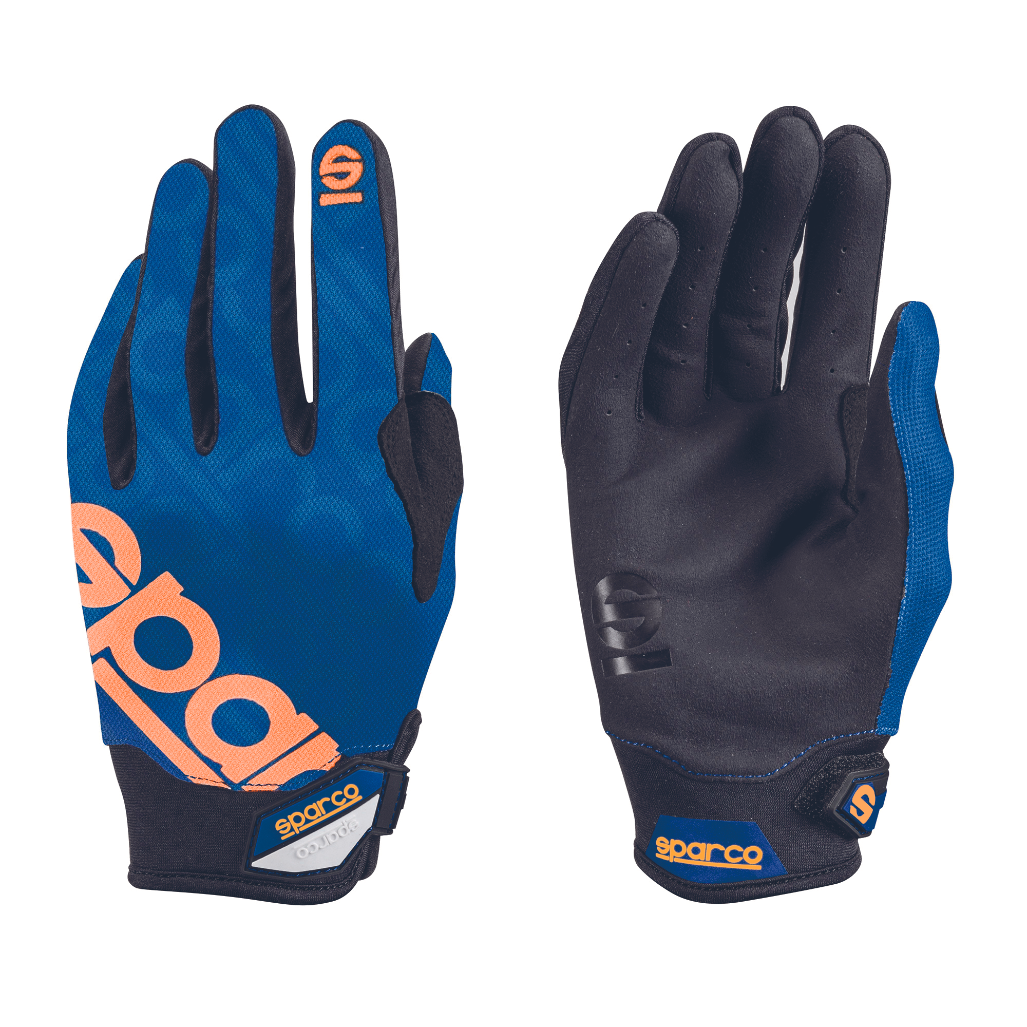 Sparco Guanti Meca 3 blu navy/arancio fluo -guanti tecnici motorsport