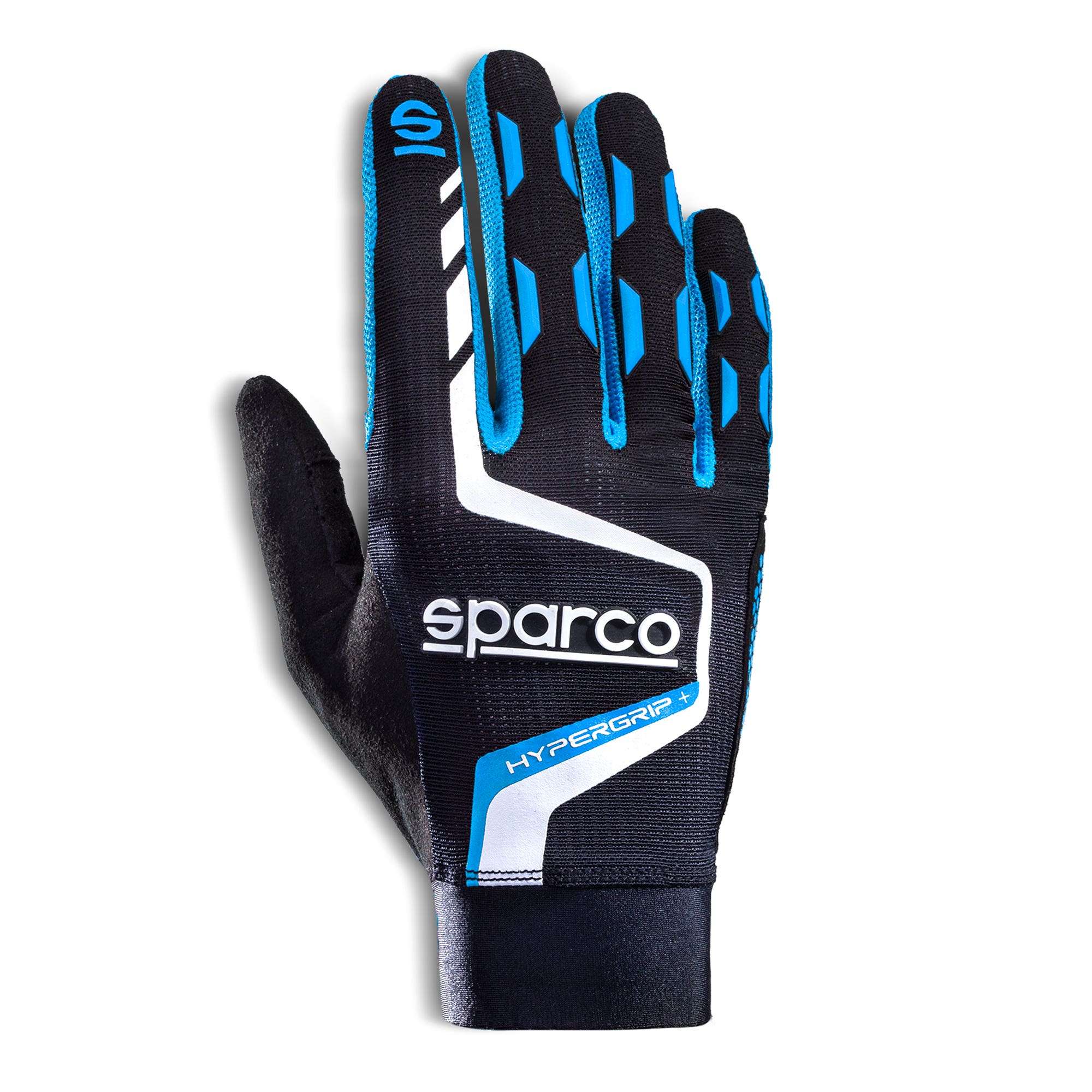 Sparco Guanti Hypergrip+ nero/azzurro - guanti tecnici motorsport
