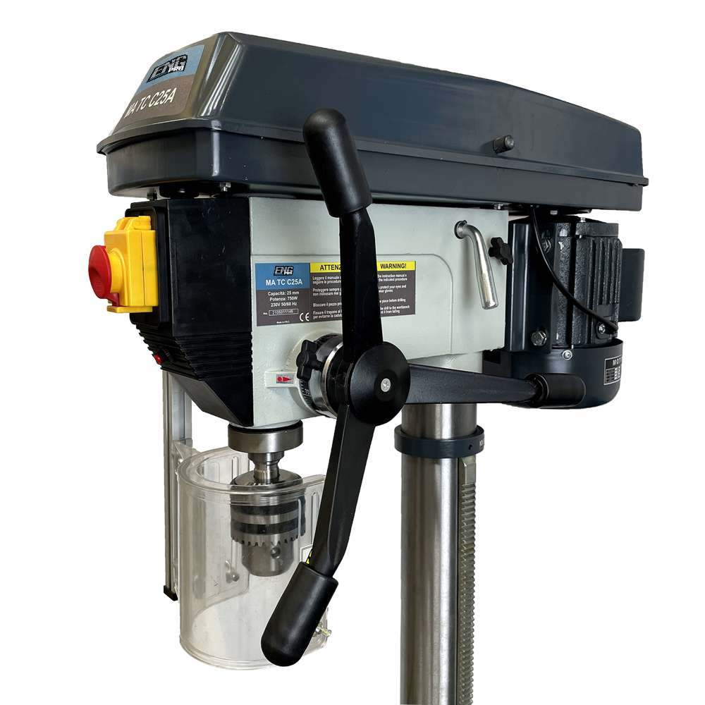 Trapano a colonna con trasmissione a cinghia 25mm -echoENG MA TC C25A