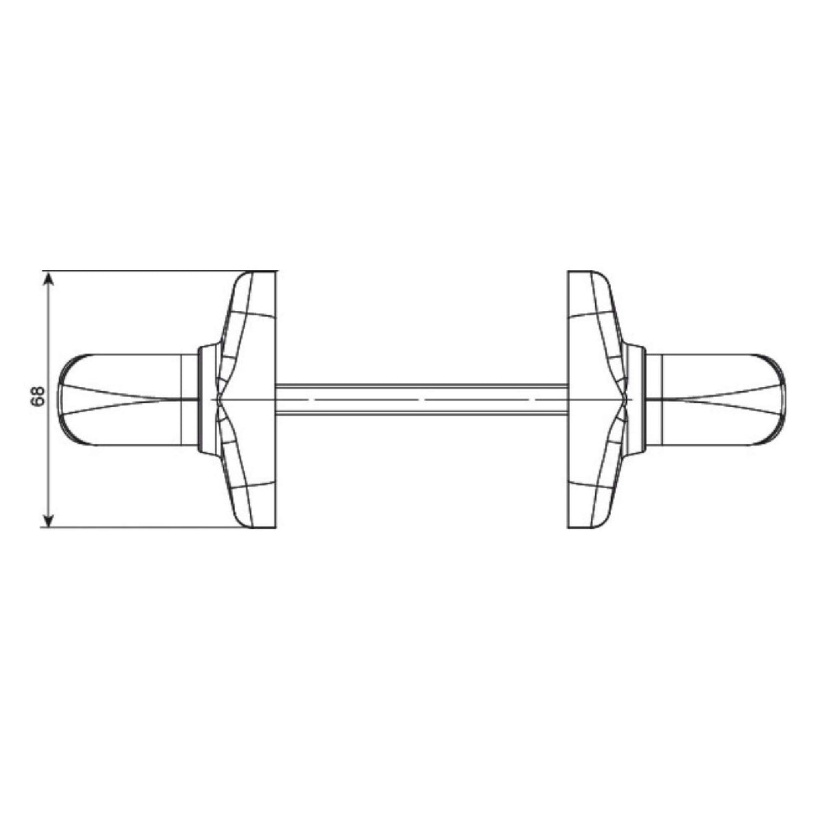 Maniglia doppia Prima Plus - GIESSE 02792