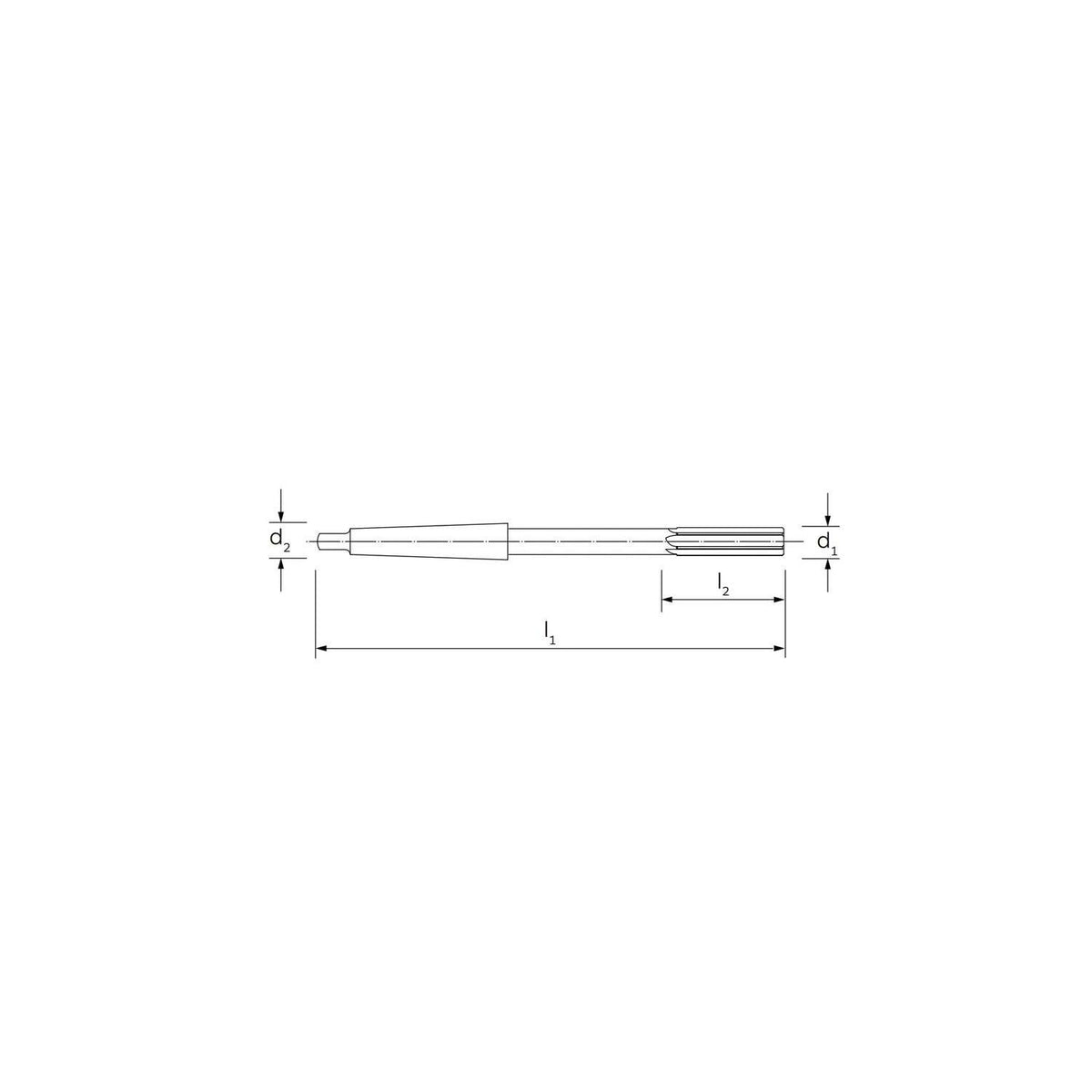 Alesatore a macchina per applicazioni generiche DIN 208 - ILIX HSS-Co