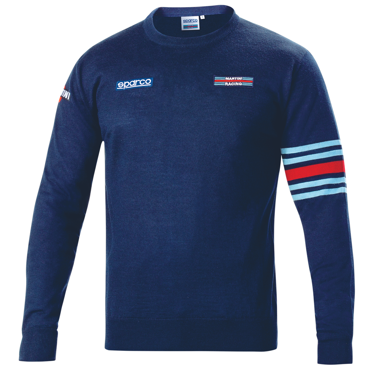 Sparco cotone Crewneck Sweatshirt Martini blu