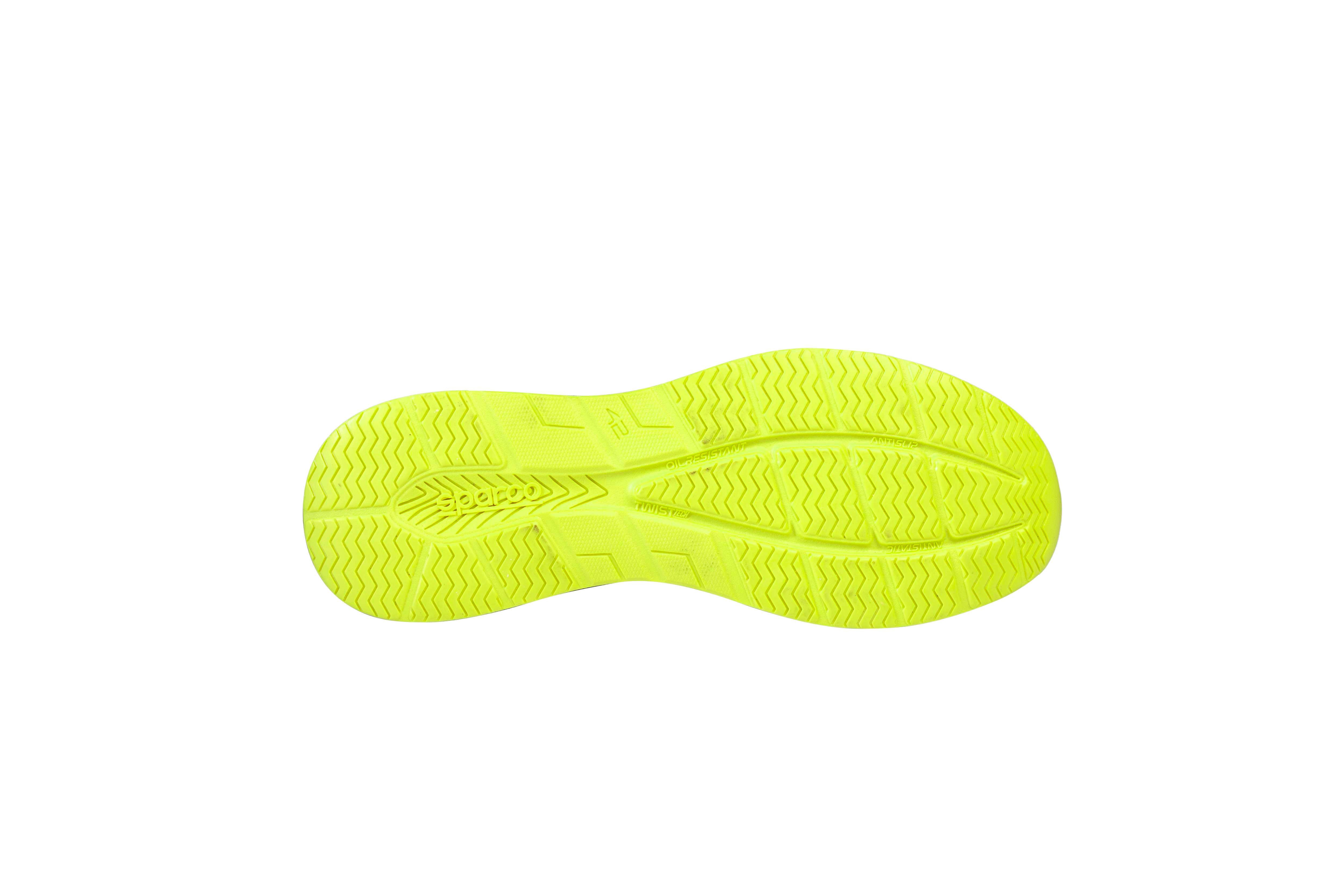 Sparco Scarpe George S3S ESD blu/Gf HRO ESD FO marine/blue/fluorescent/yellow-scarpe antinfortunistiche da lavoro