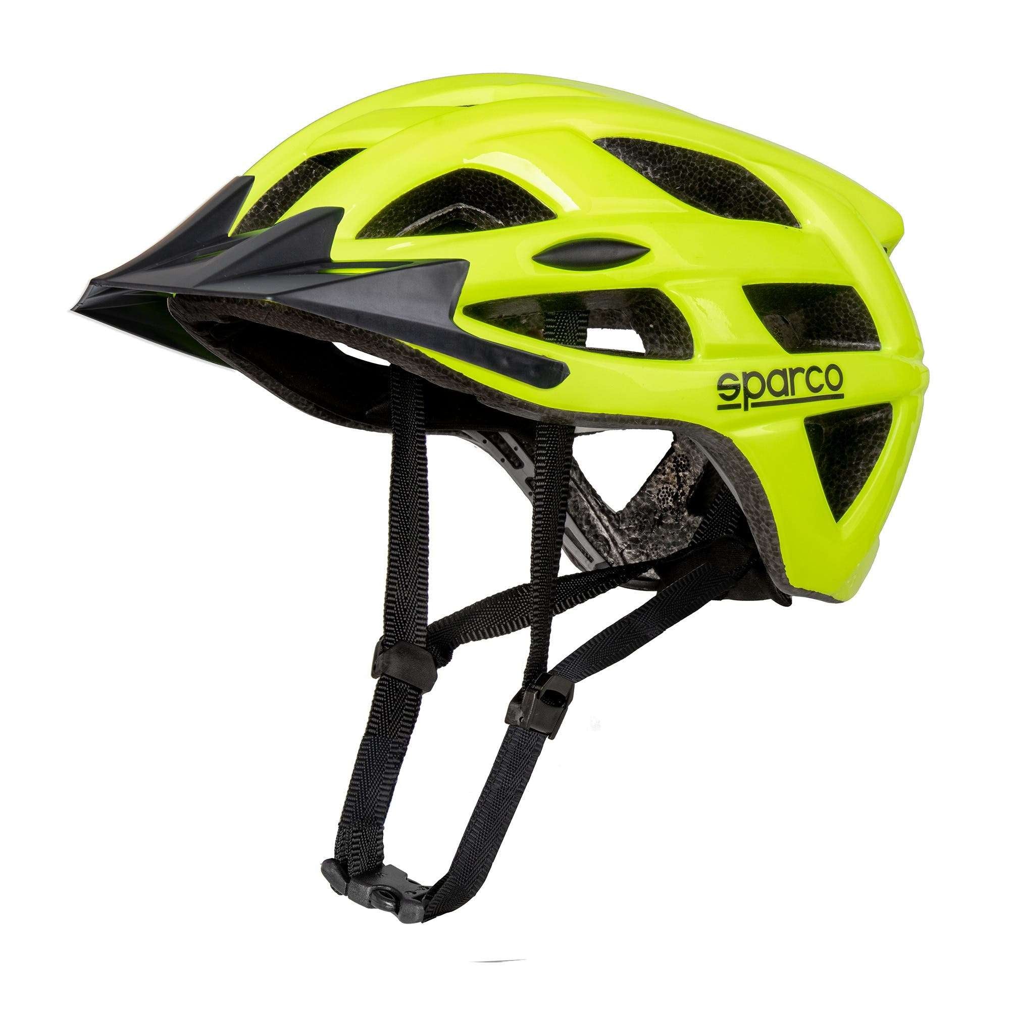 Sparco Bike Helmet Nero giallo fluo