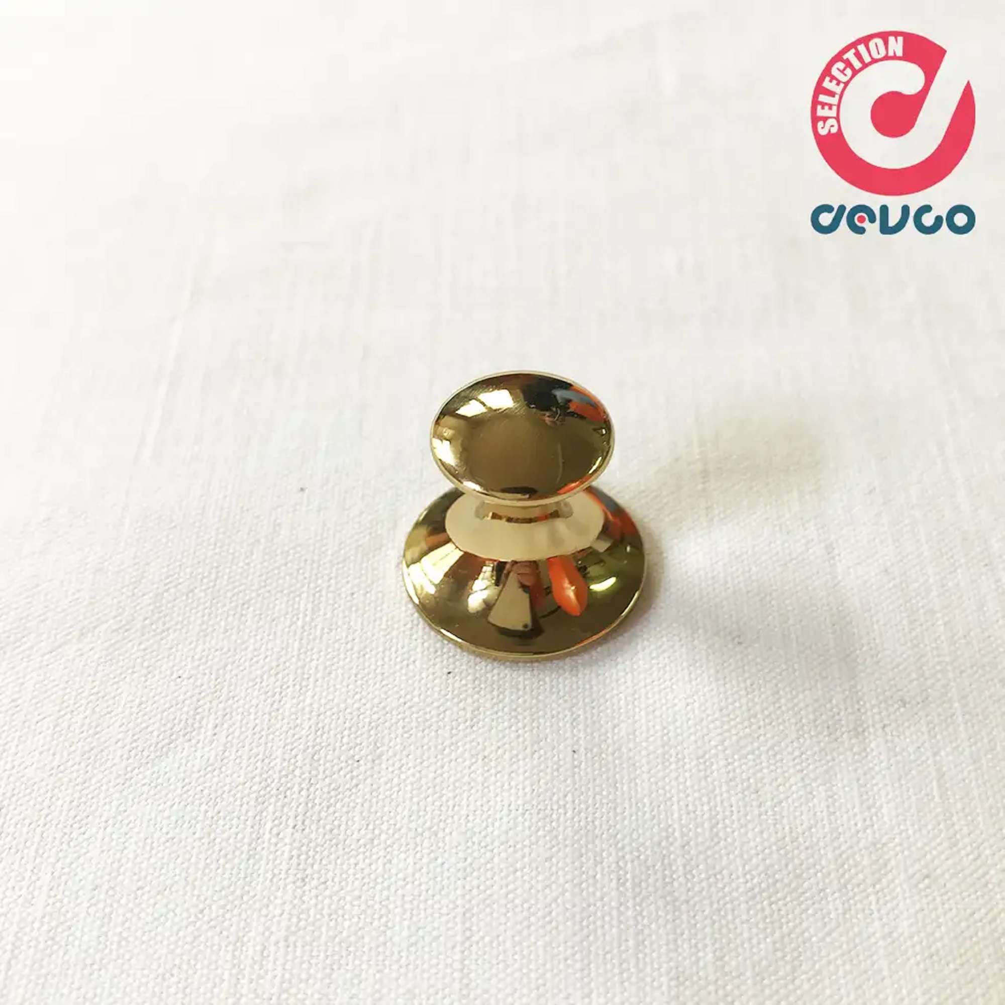 Pomello misura 21 colore oro con perni e dadi Omp Porro 160 - 21