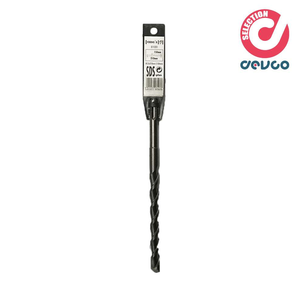 Punta SDS PLUS 12/150/210mm 2 taglienti da muro per tassellatore - Casals