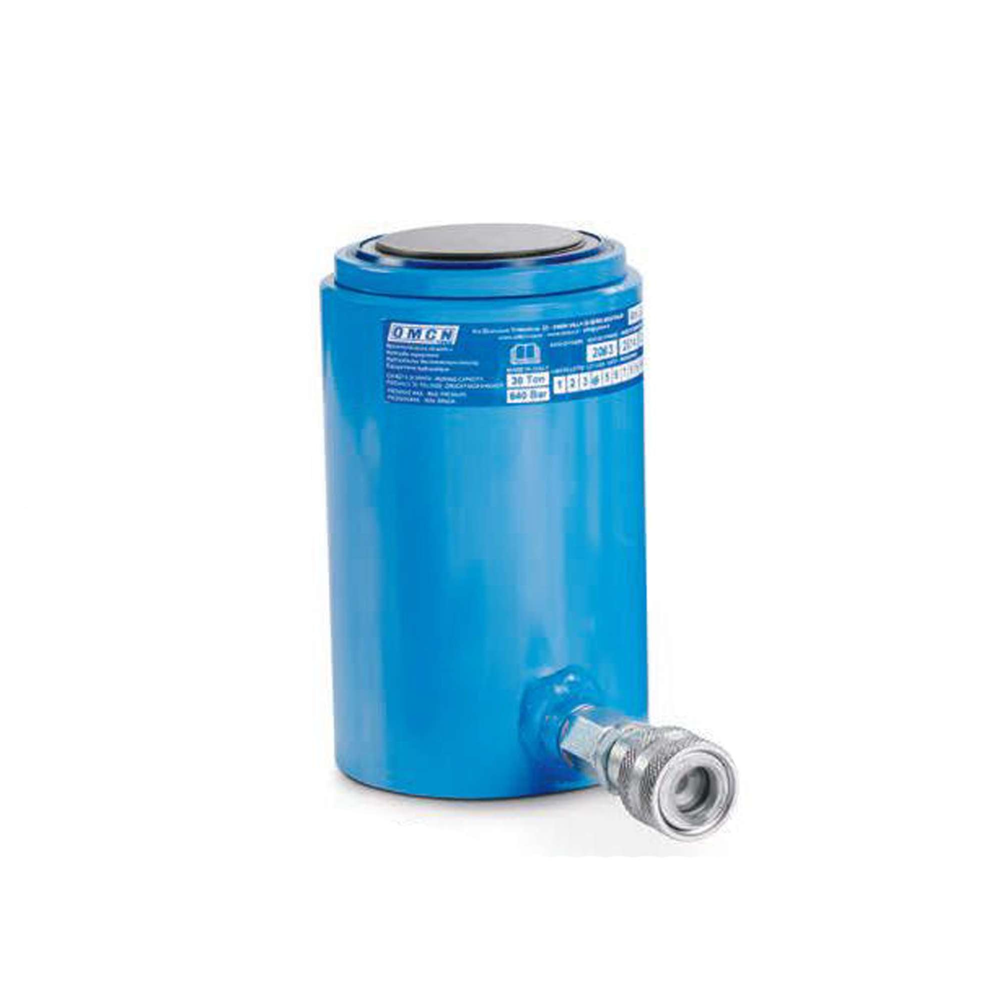 Cilindro idraulico capacità 30 ton con ritorno a gravità H.145mm - OMCN 362/B