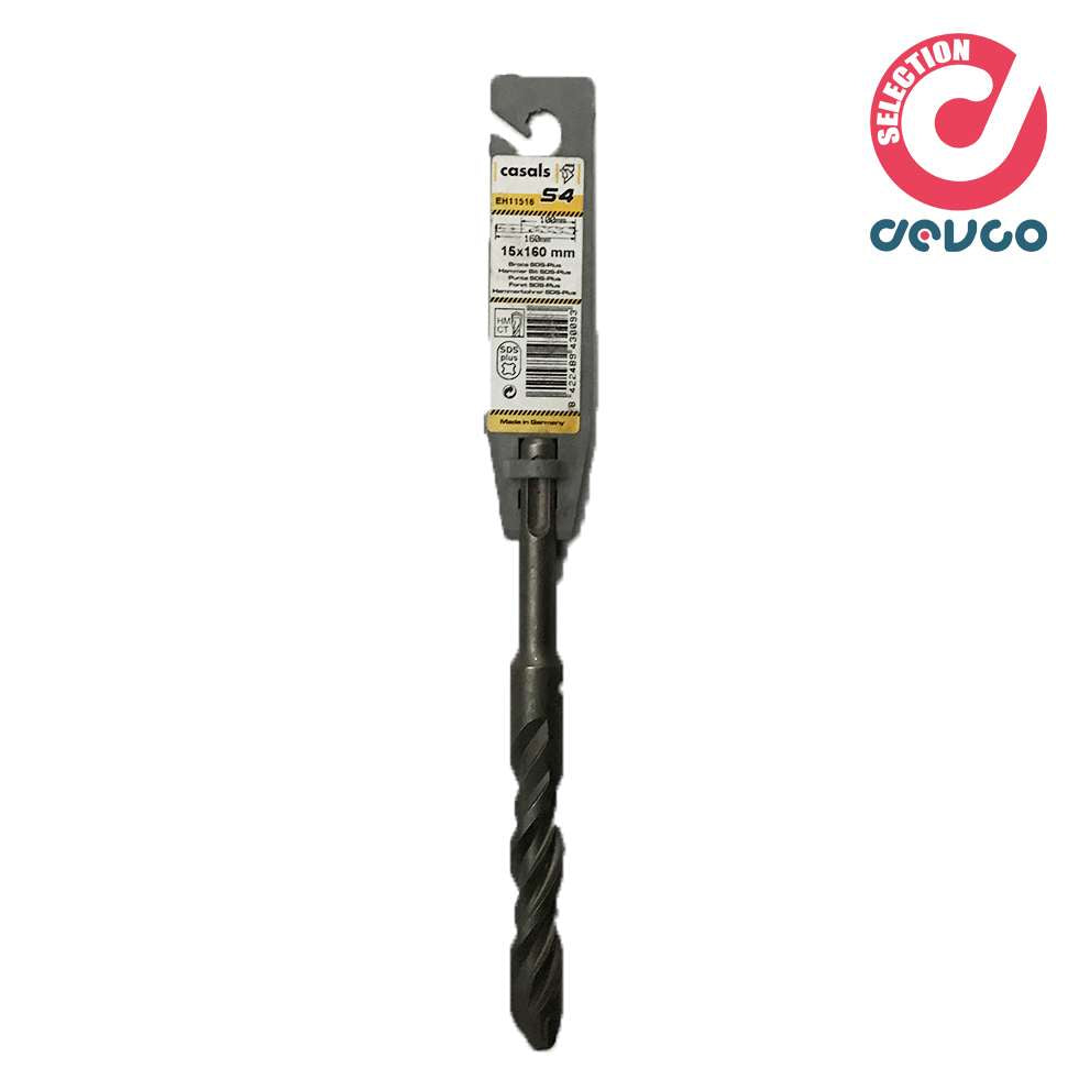 Punta SDS PLUS 15/100/160mm 2 taglienti da muro per tassellatore - Casals
