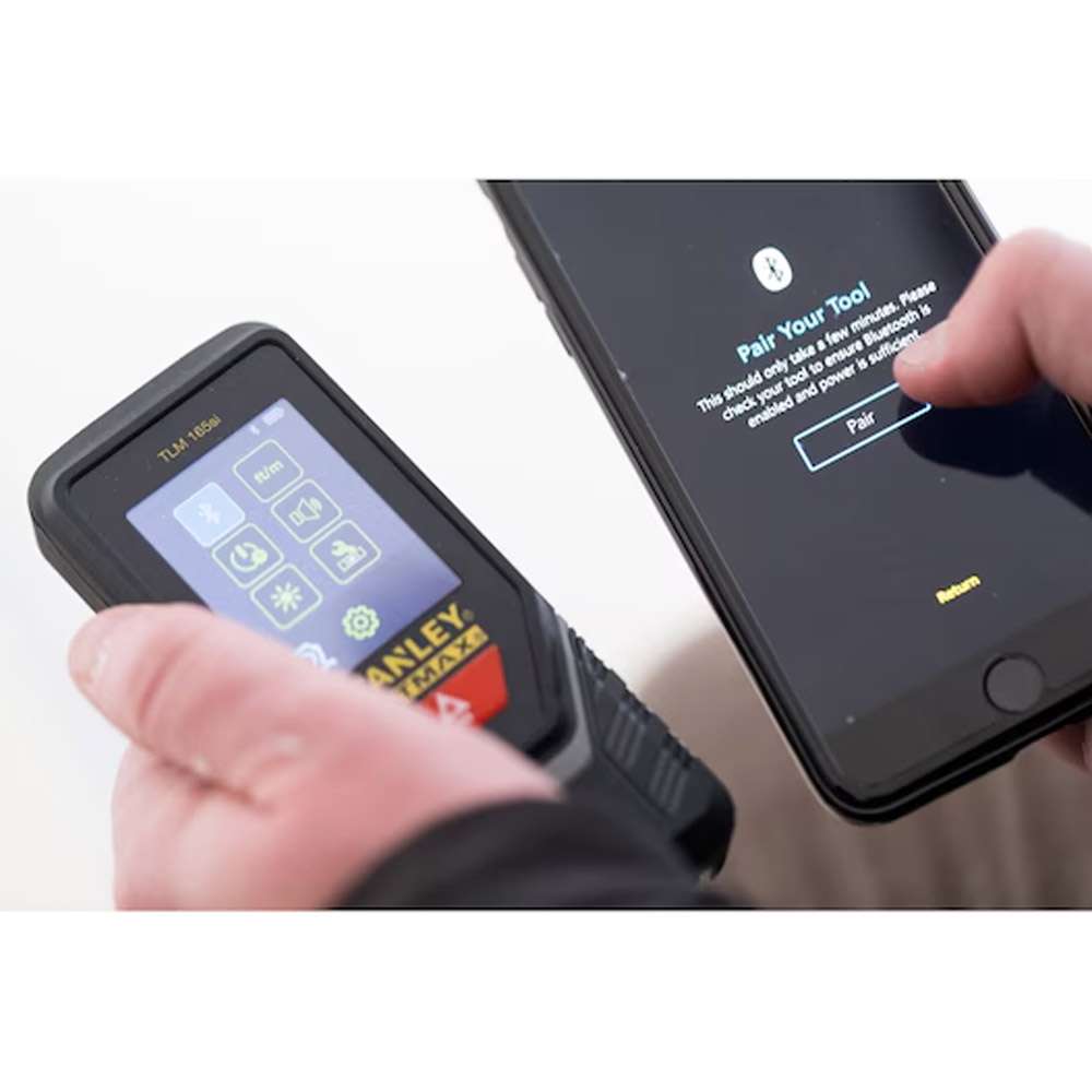 Misuratore laser TLM 165si Bluetooth 60m Stanley 77142