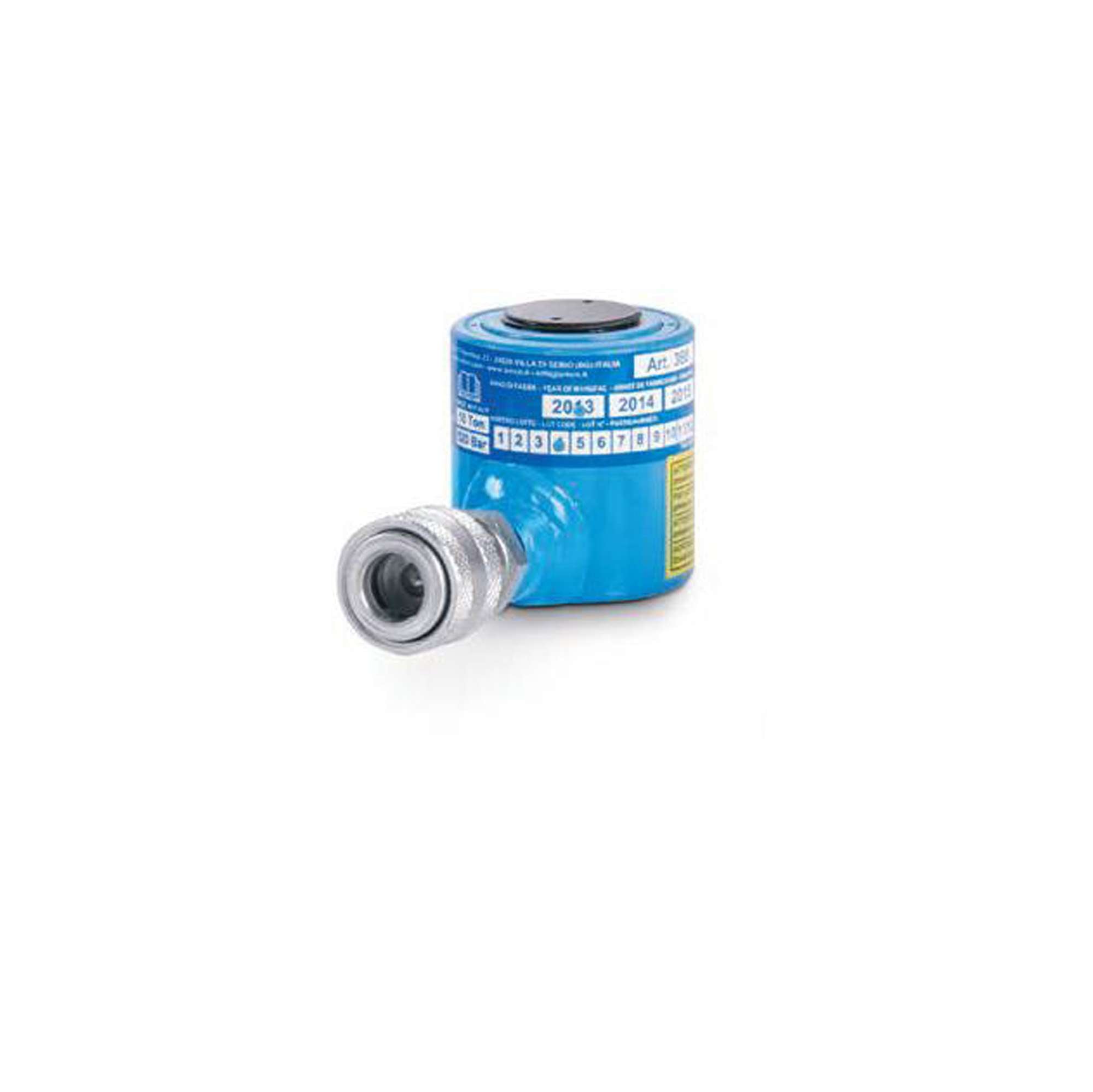 Cilindro idraulico a semplice effetto 5 ton, ritorno a molla, H.76mm OMCN 359/M