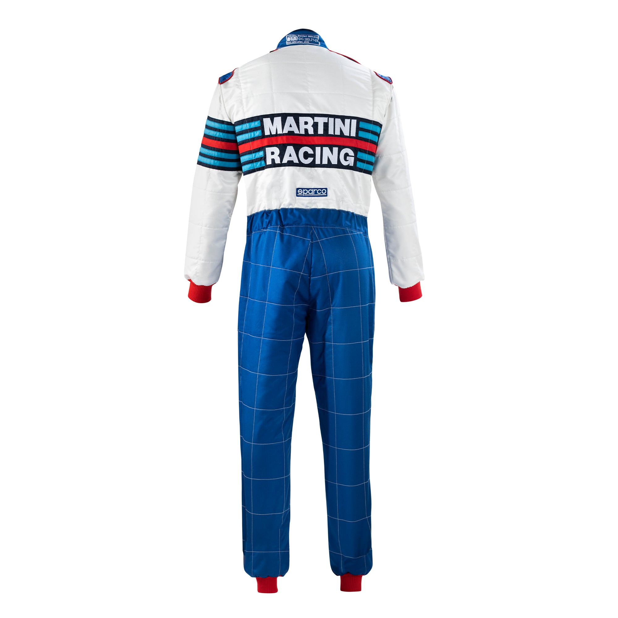 Sparco Tuta Competition R567 Martini 2000 azzurro