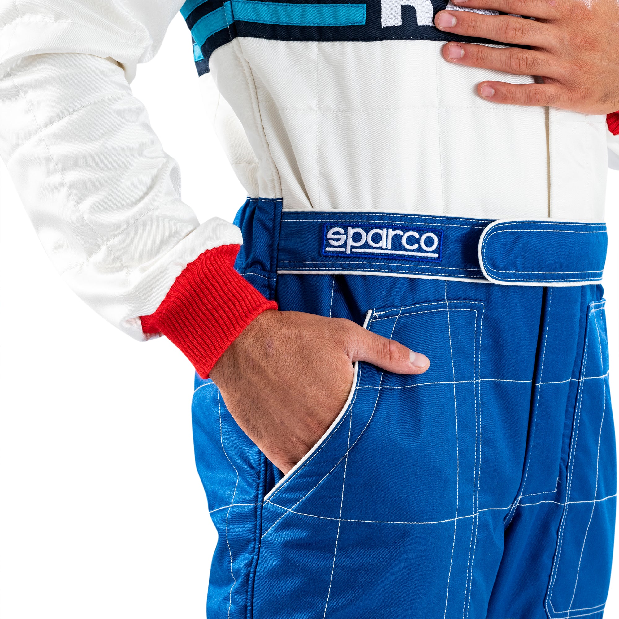 Sparco Tuta Competition R567 Martini 2000 azzurro