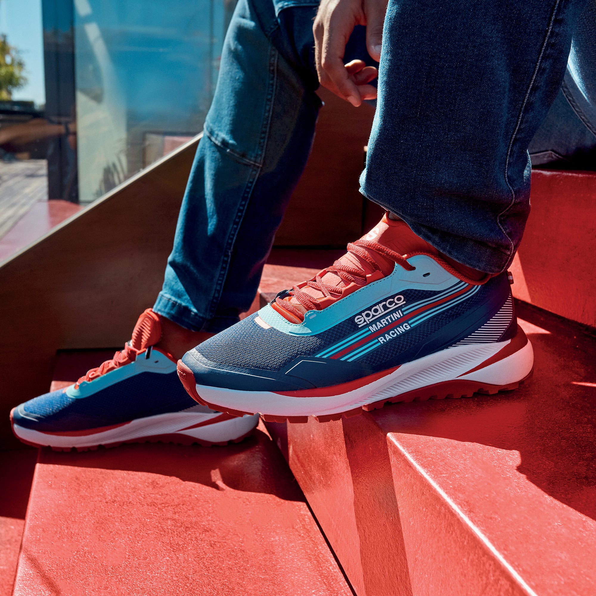 Sparco Scarpe S-Run Martini-R blu-scarpe antinfortunistiche da lavoro
