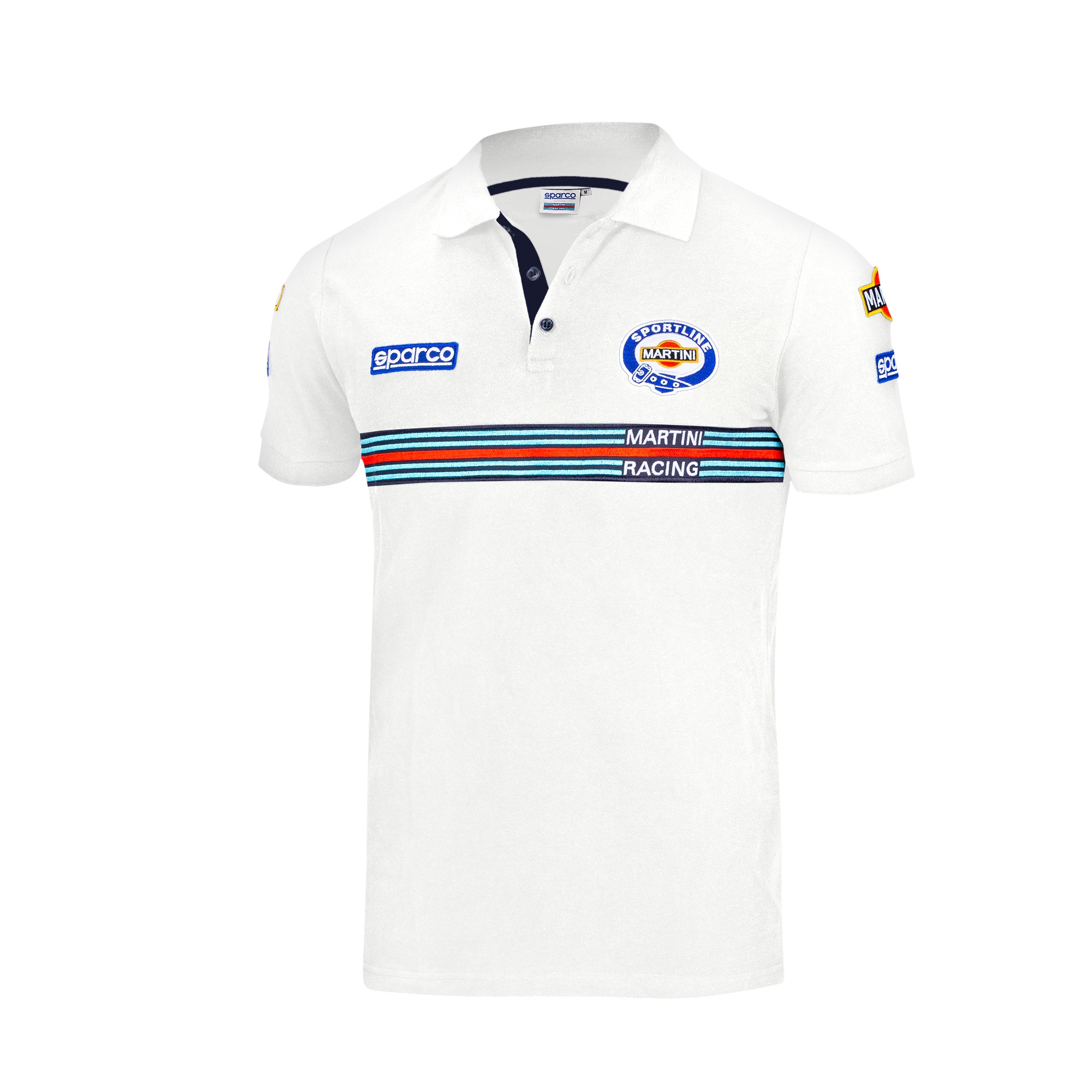 Sparco Polo Replica Martini-R bianco-abbigliamento Sparco Teamwork