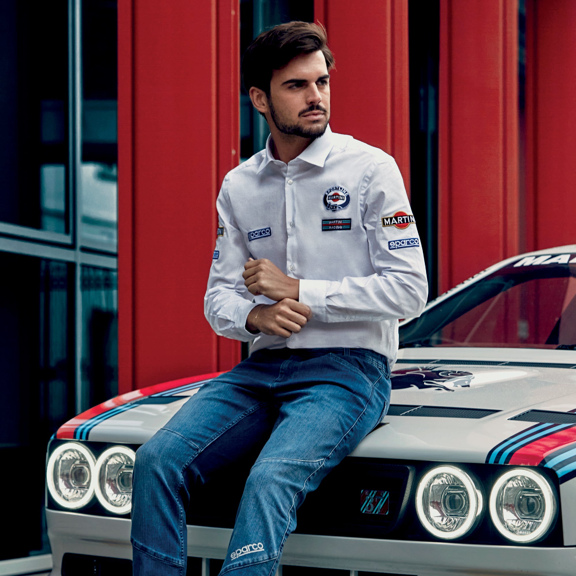 Sparco Camicia Martini-R bianco