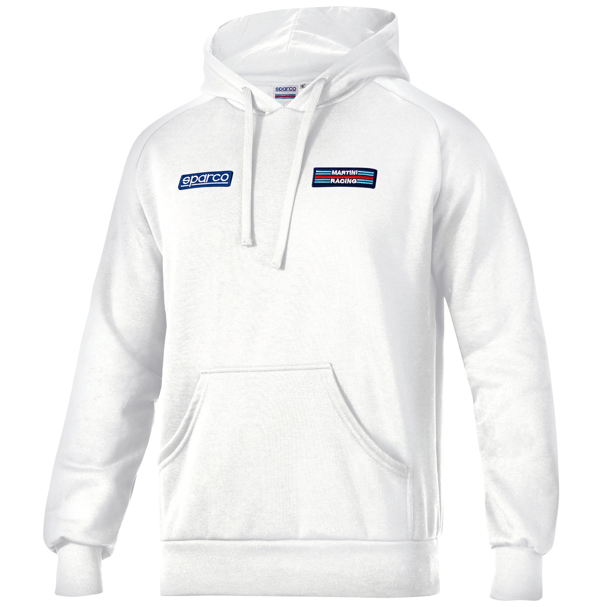 Sparco Hoodie Big Stripes Martini-R bianco