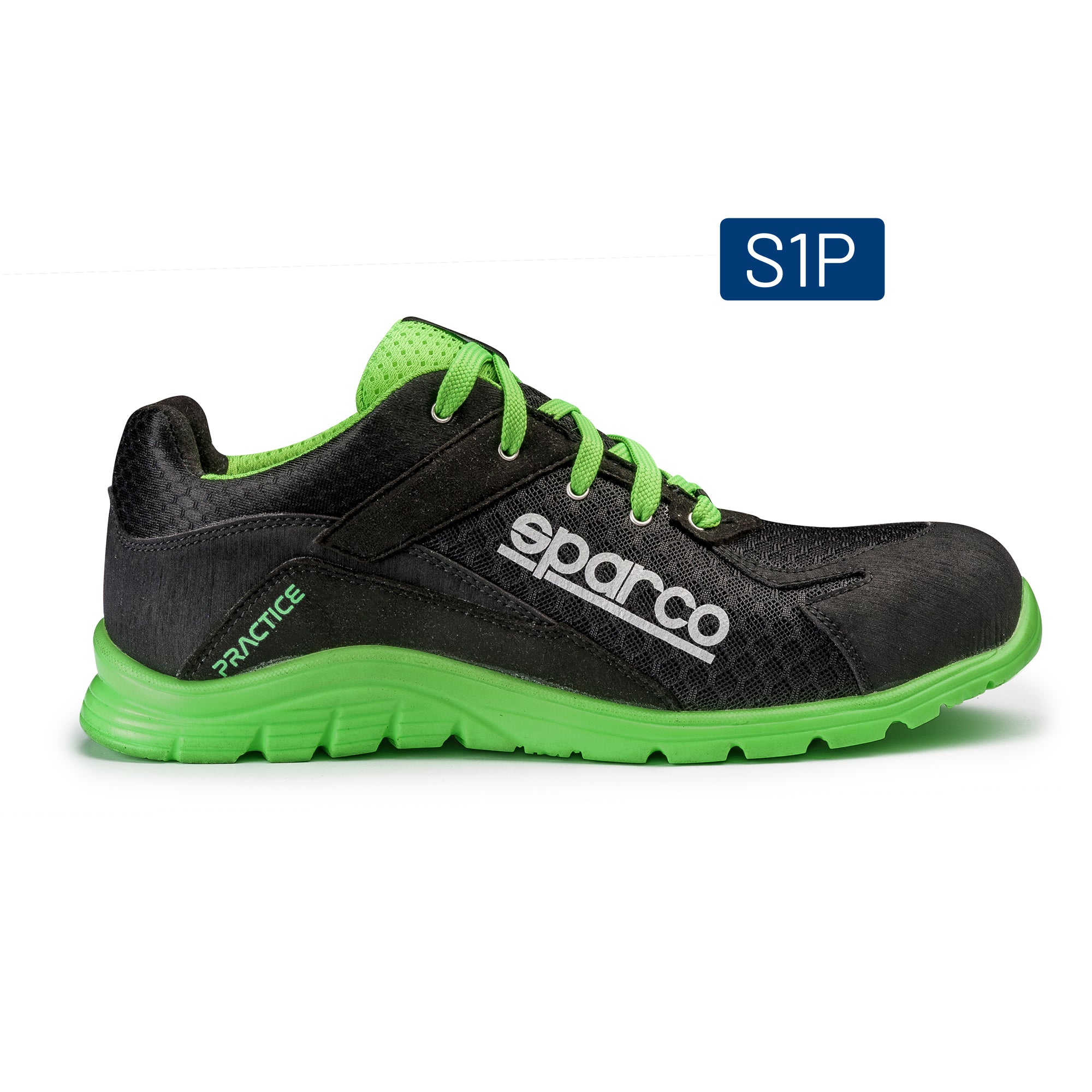 Sparco Scarpe antinfortunistiche Practice KEKE S1P nero/S1P nero/verde