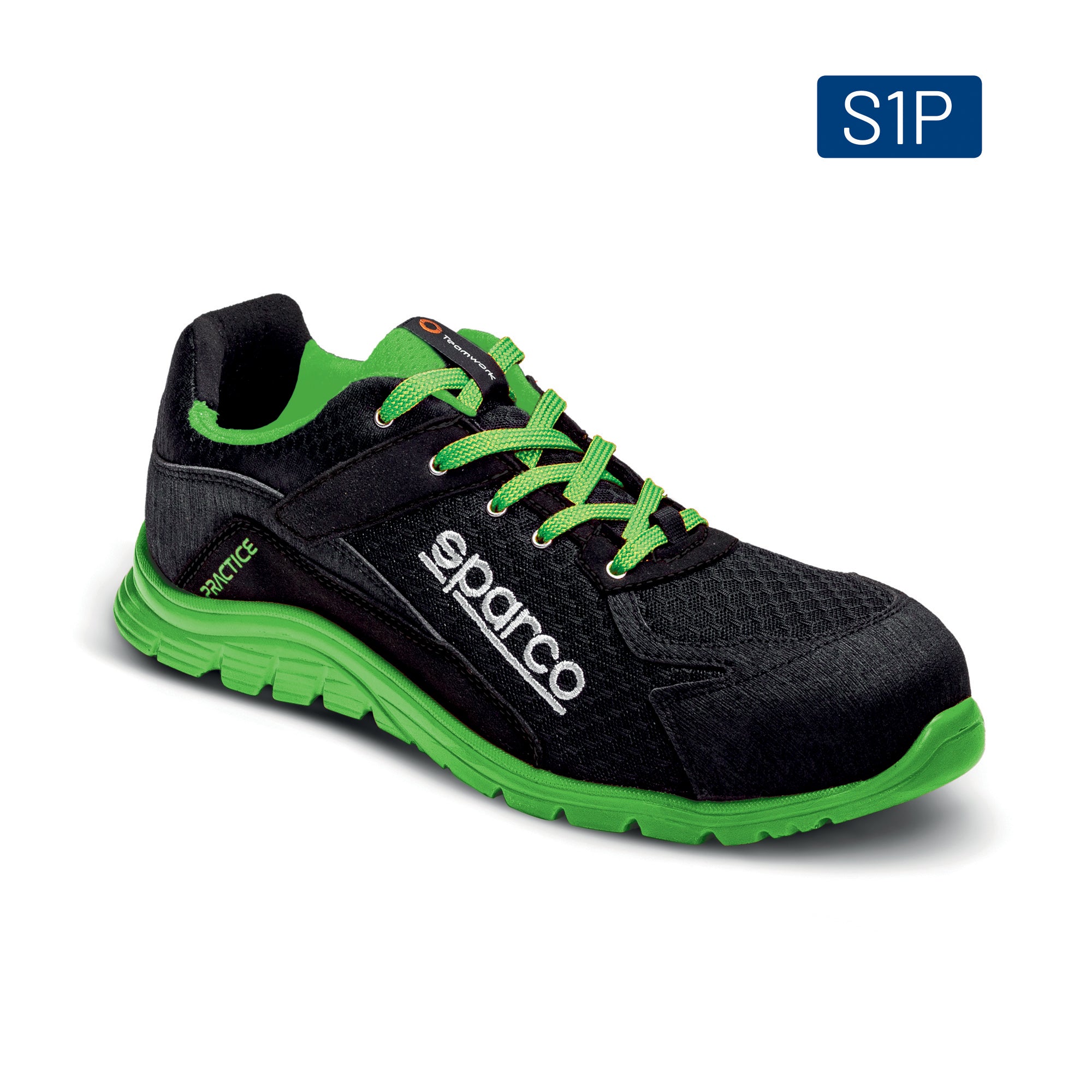 Sparco Scarpe antinfortunistiche Practice KEKE S1P nero/S1P nero/verde