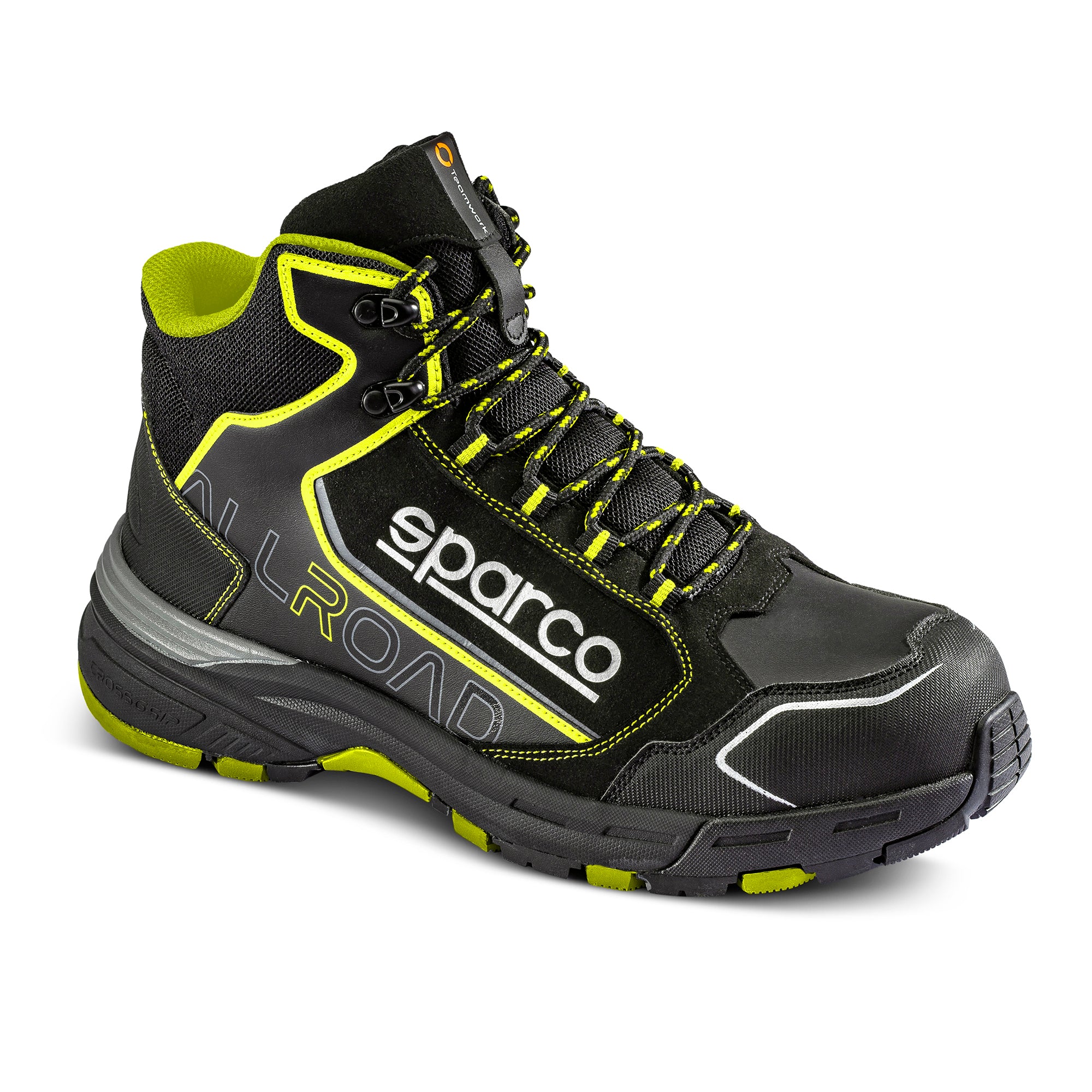 Sparco Scarpa Allroad-H Motegi S3 nero/giallo fluo-scarpe antinfortunistiche
