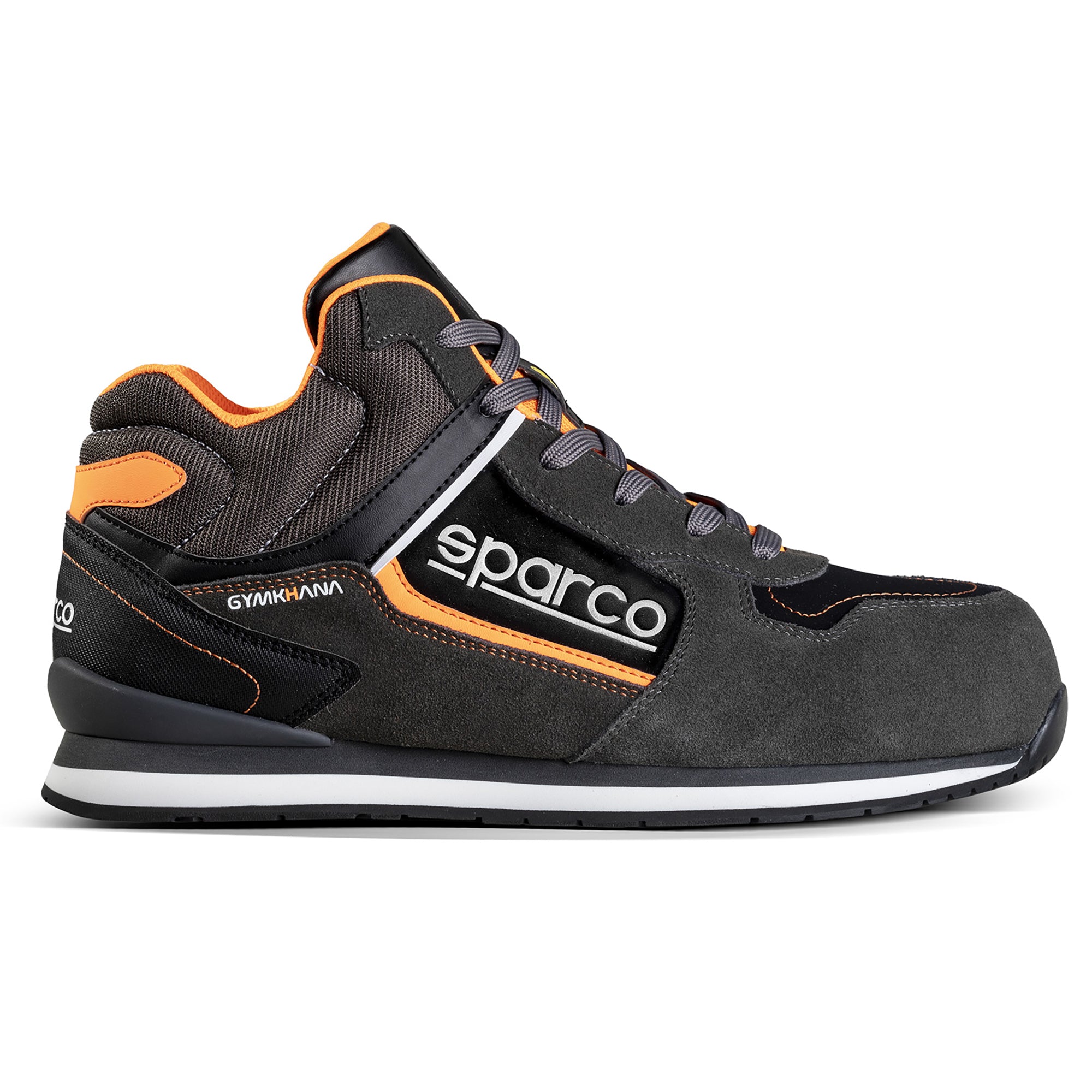 Sparco Scarpa Gymkhana-H S3 ESD Acropolis Ac ESD S3 grigio scuro/arancio fluo-scarpe antinfortunistiche da lavoro