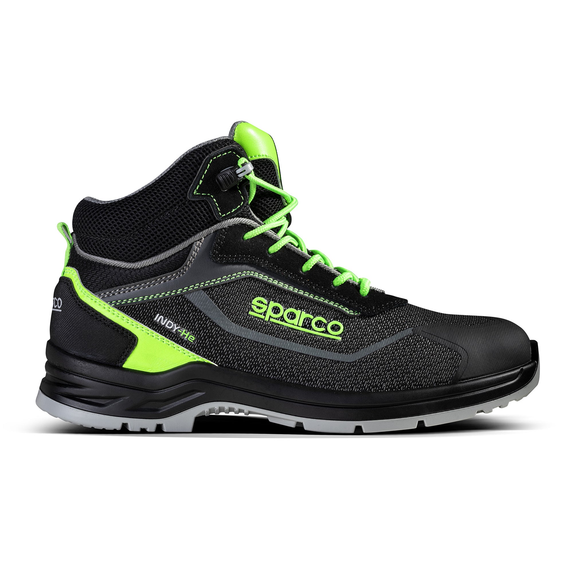 Sparco Scarpa Indy-He Ranger S3 ESD nero/verde scarpe antinfortunistiche