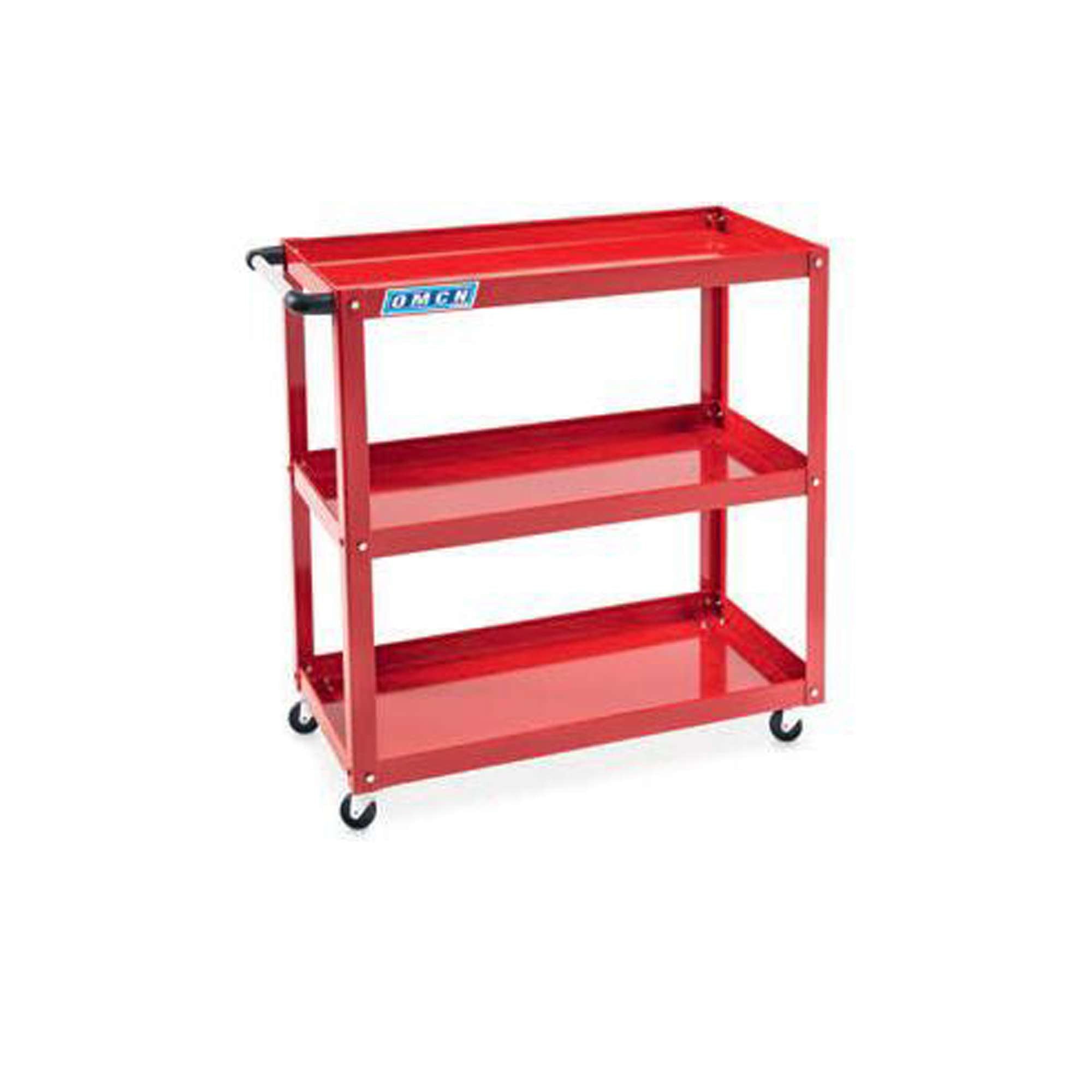 Carrello porta attrezzi con 3 ripiani, portata 120 kg smontabile - OMCN 109/AS