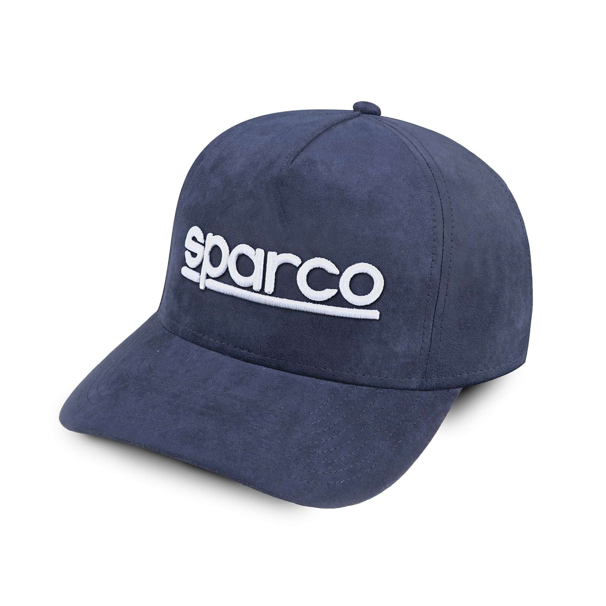 Sparco Cap Suede blu navy