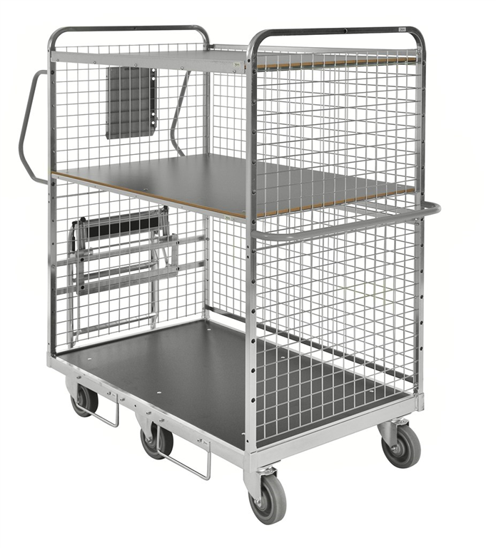 Grande carrello porta tutto flessibile con freno - Kongamek KM600-L17B