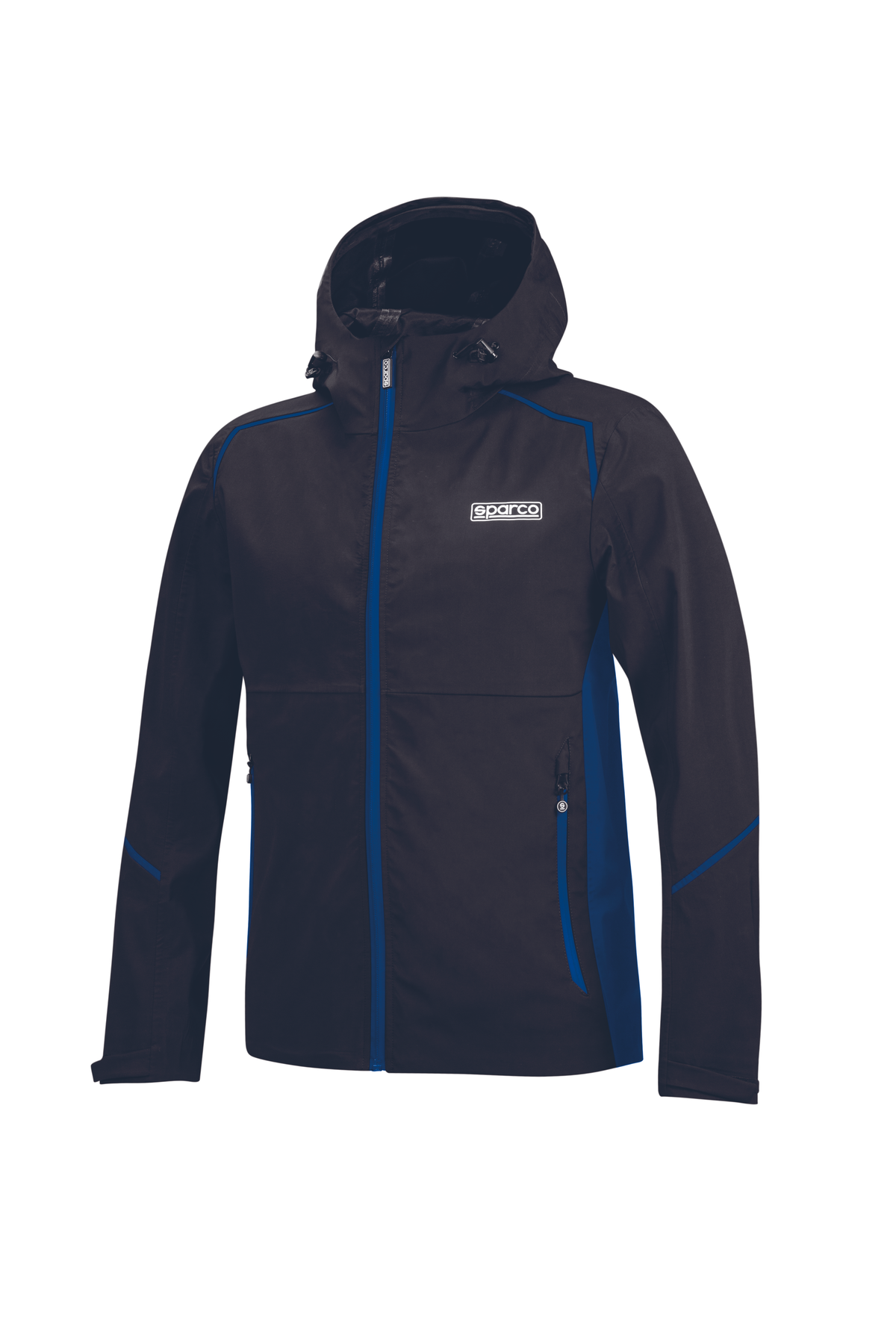 Sparco Shell Jacket Waterproof black/light/blue