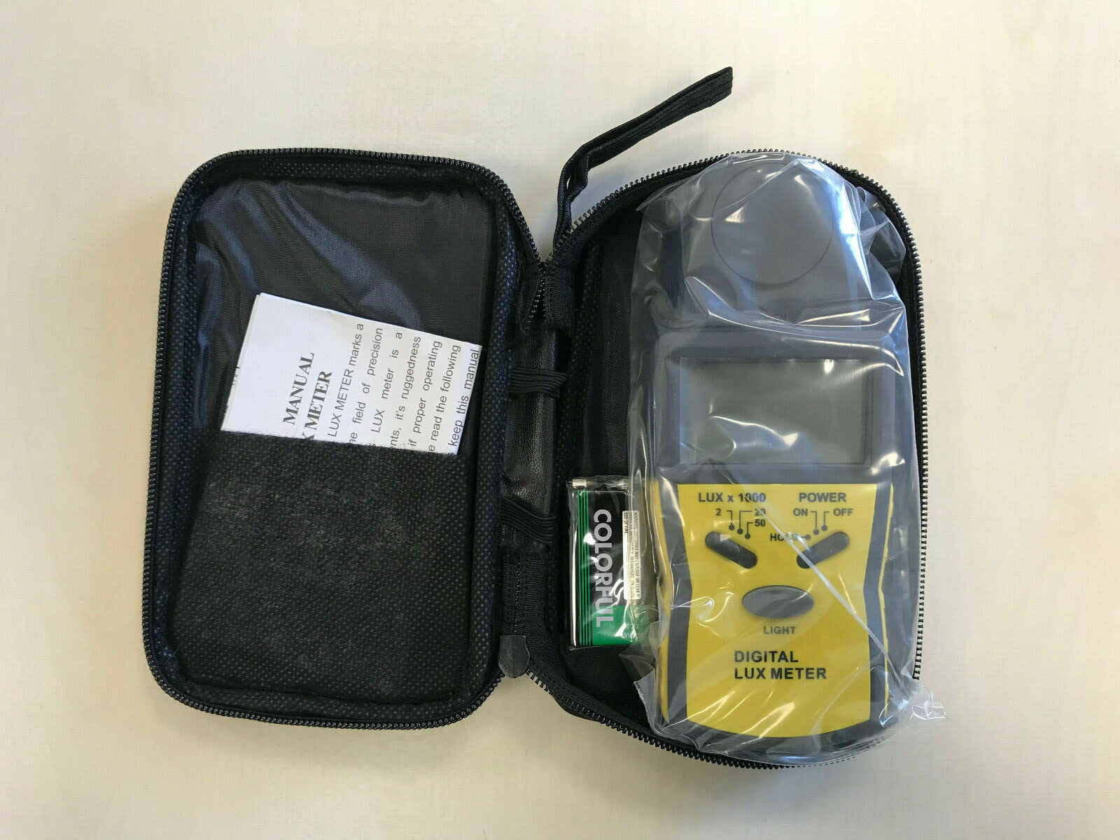 Luxmetro digitale misuratore di luminosità luxometro portatile SM 56 DLM5