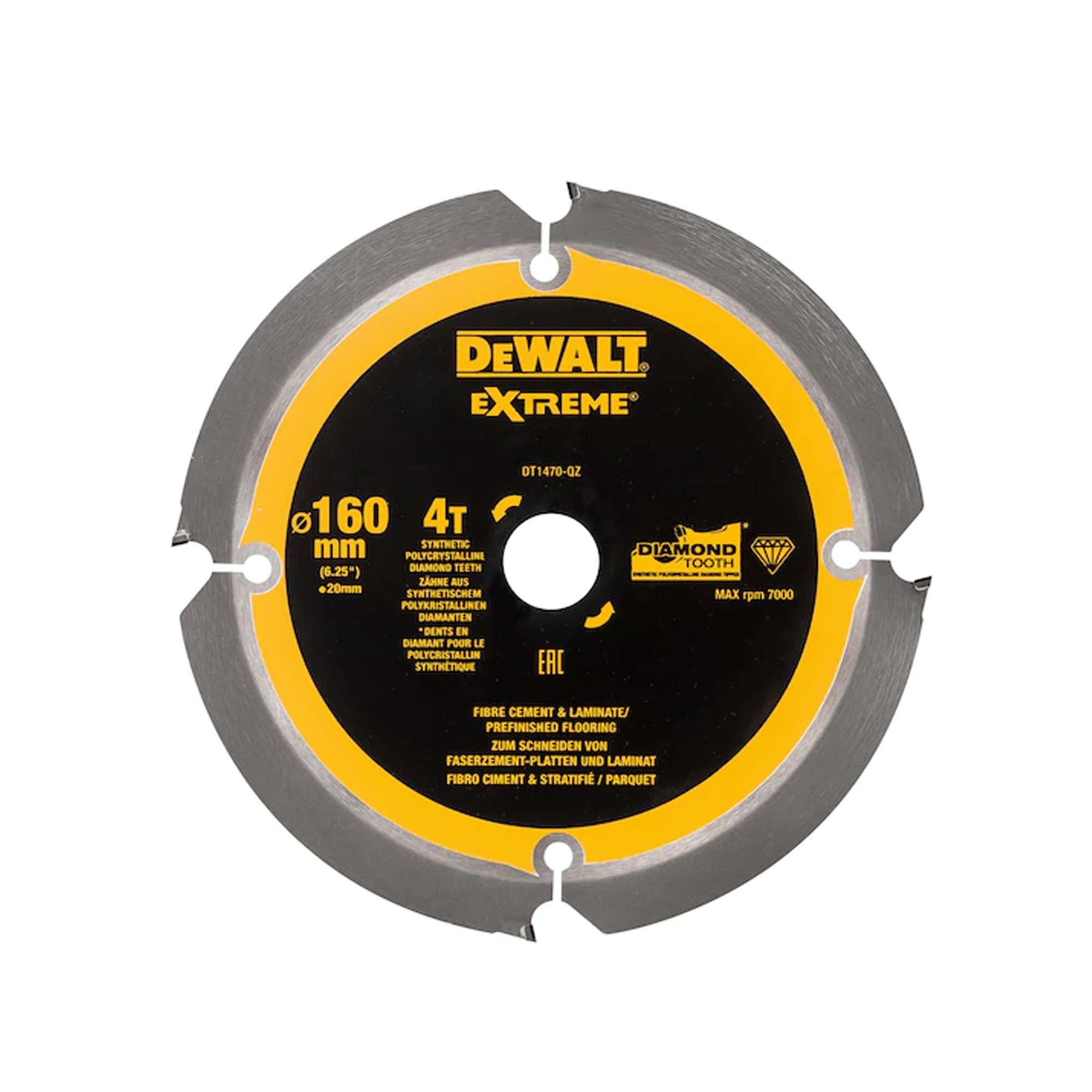 Lama DEWALT Per Fibrocemento DT1470-QZ