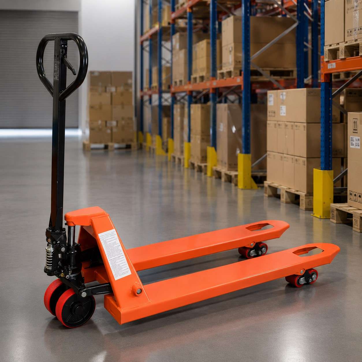 Transpallet manuale sollevatore pallet 2500 Kg 2 rulli - ENG PRO MA SL TT25