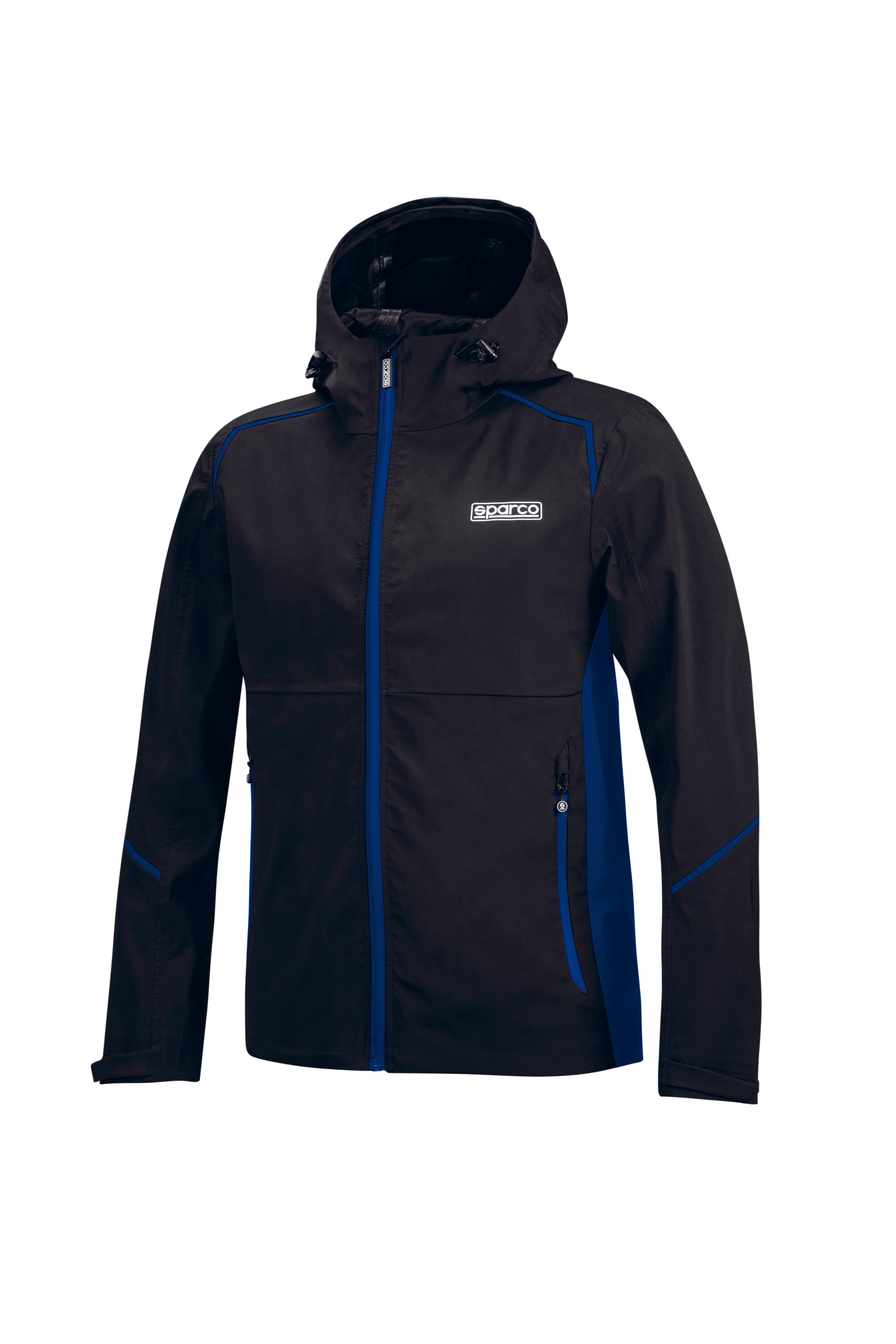 Sparco Shell Jacket Waterproof black/light/blue