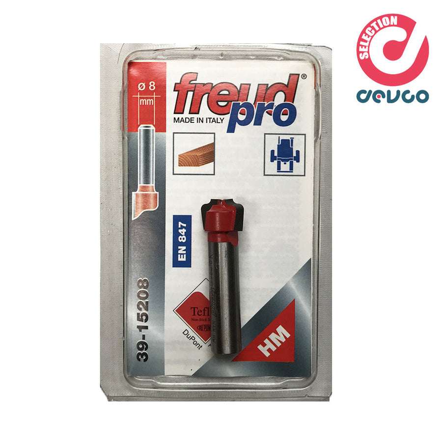 Fresa 2 taglienti per legno diametro 8  Freud - 39-15208