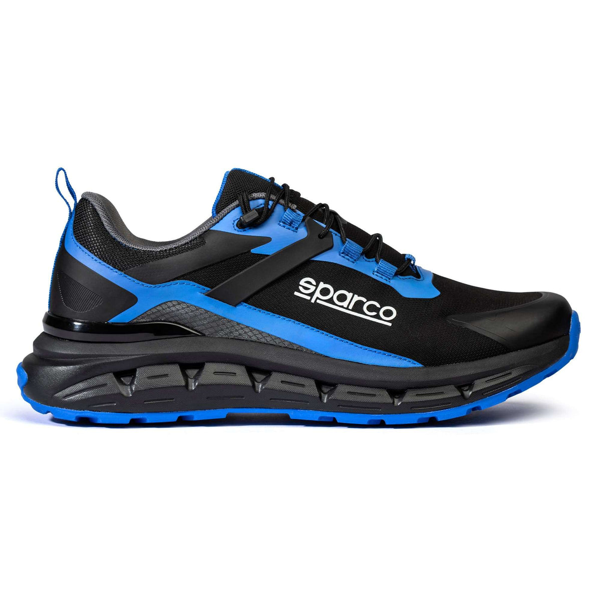Sparco Scarpe S-Pike Moulinon O2 nero/azzurro HRO FO black/light/blue
