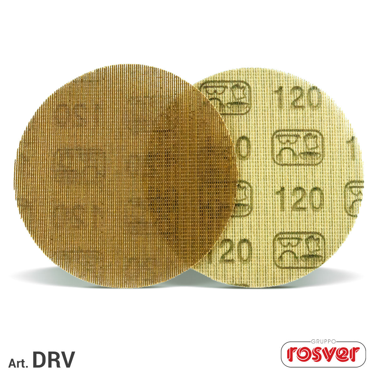 Disco rete strappo abrasivo D.125mm grane (60-800) - Rosver - DRV125 - 50pz