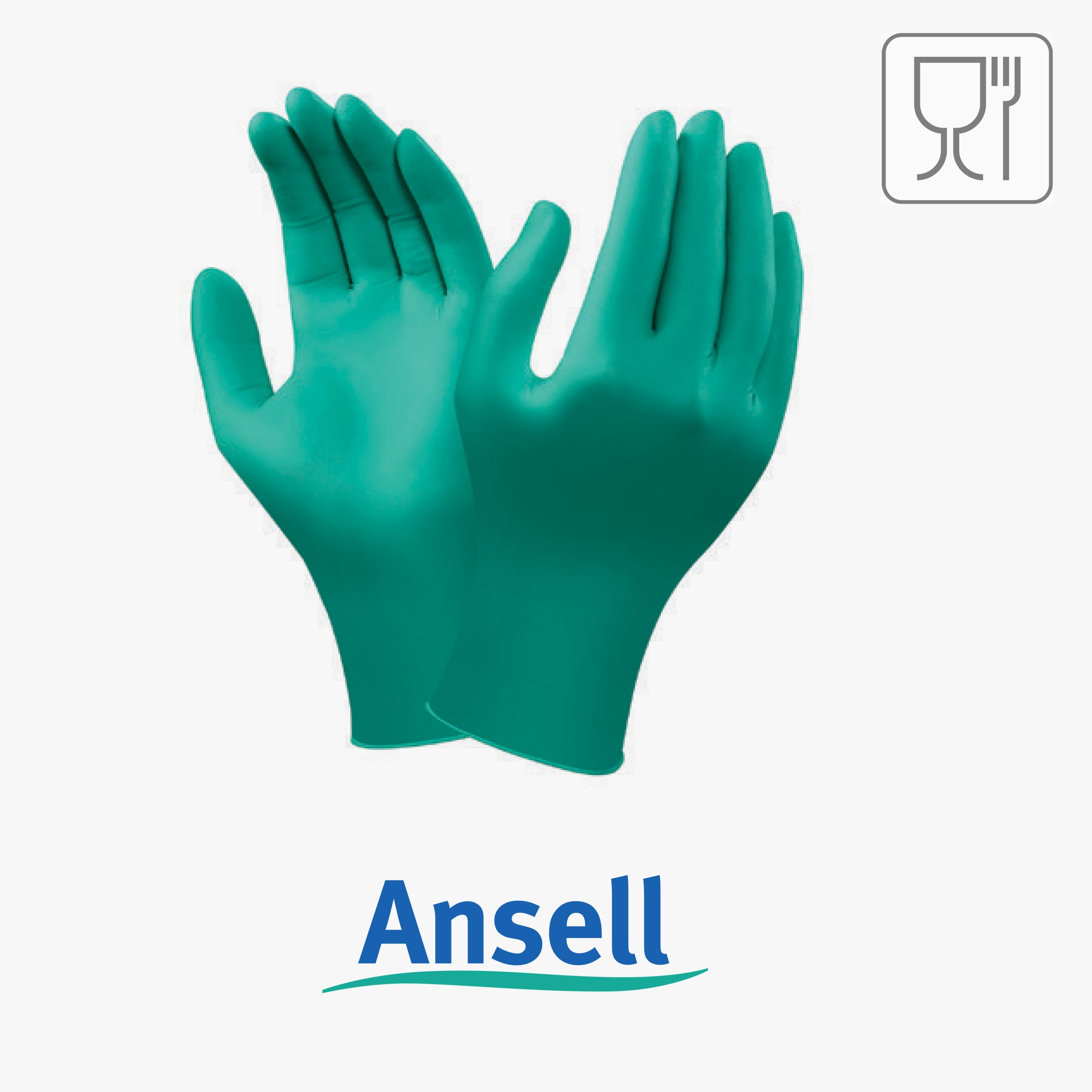 C.100 pz Guanti touch&tuff s/polv. Verde