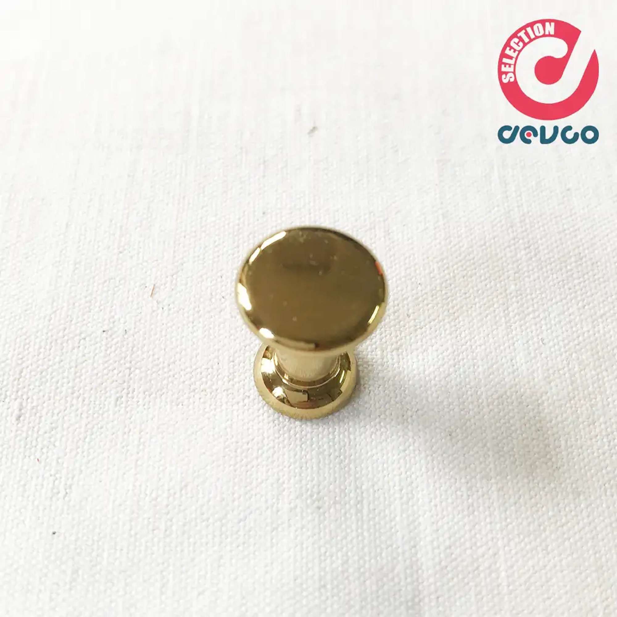 Pomello misura 17 colore oro  Omp Porro - 160