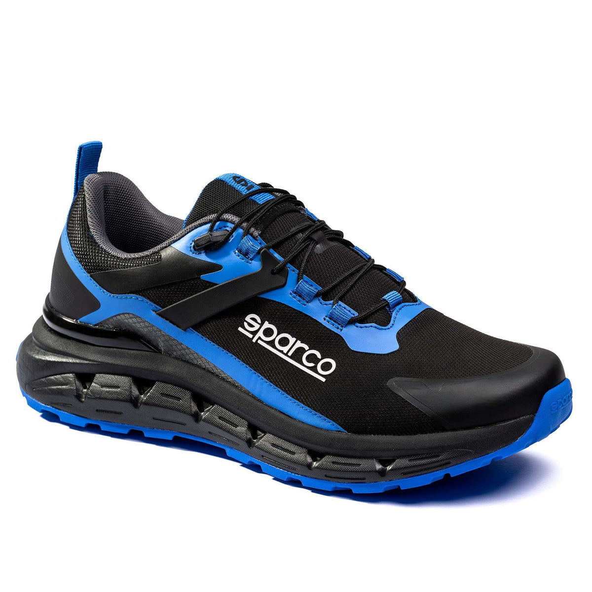 Sparco Scarpe S-Pike Moulinon O2 nero/azzurro HRO FO black/light/blue