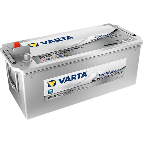 Batteria per Veicoli commerciali 12V 180Ah 1000A - Varta M18 680108100