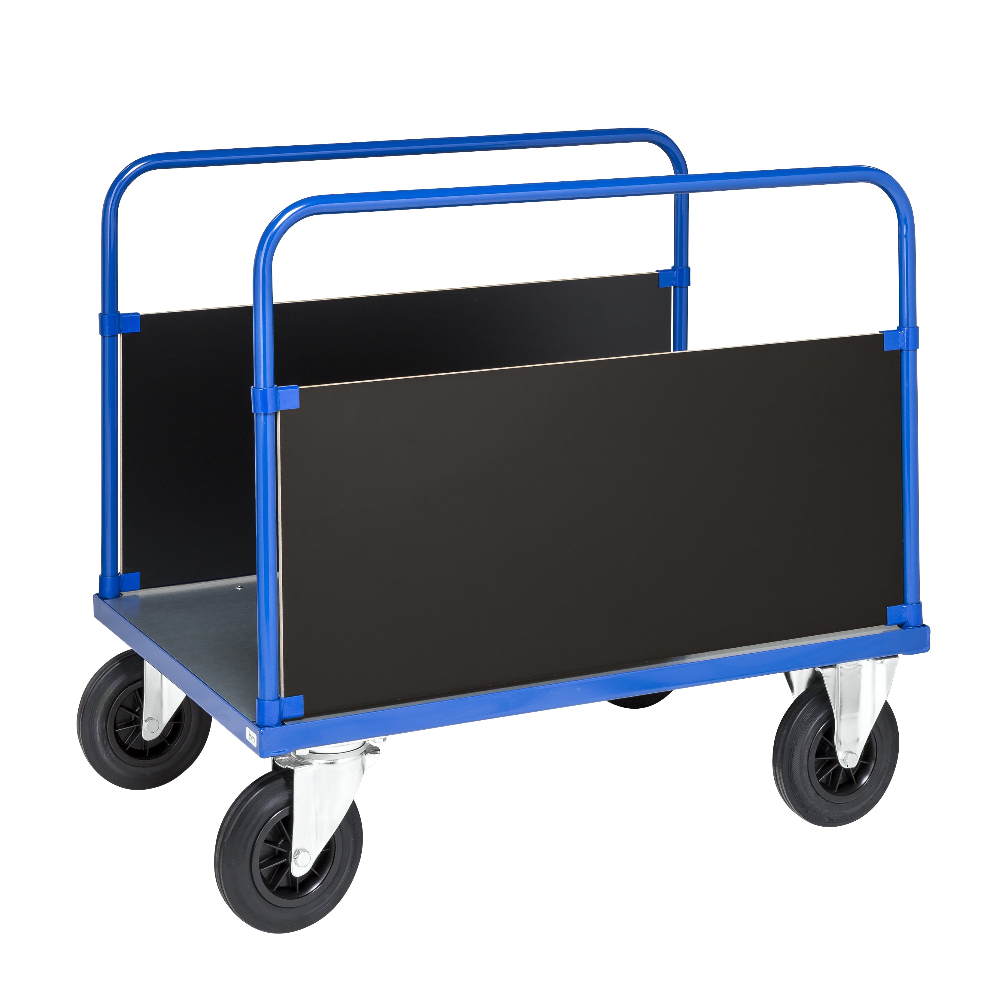 Carrello a piattaforma con sponda 1200 x 800 x 900 carico 500Kg Kongamek KM436-3