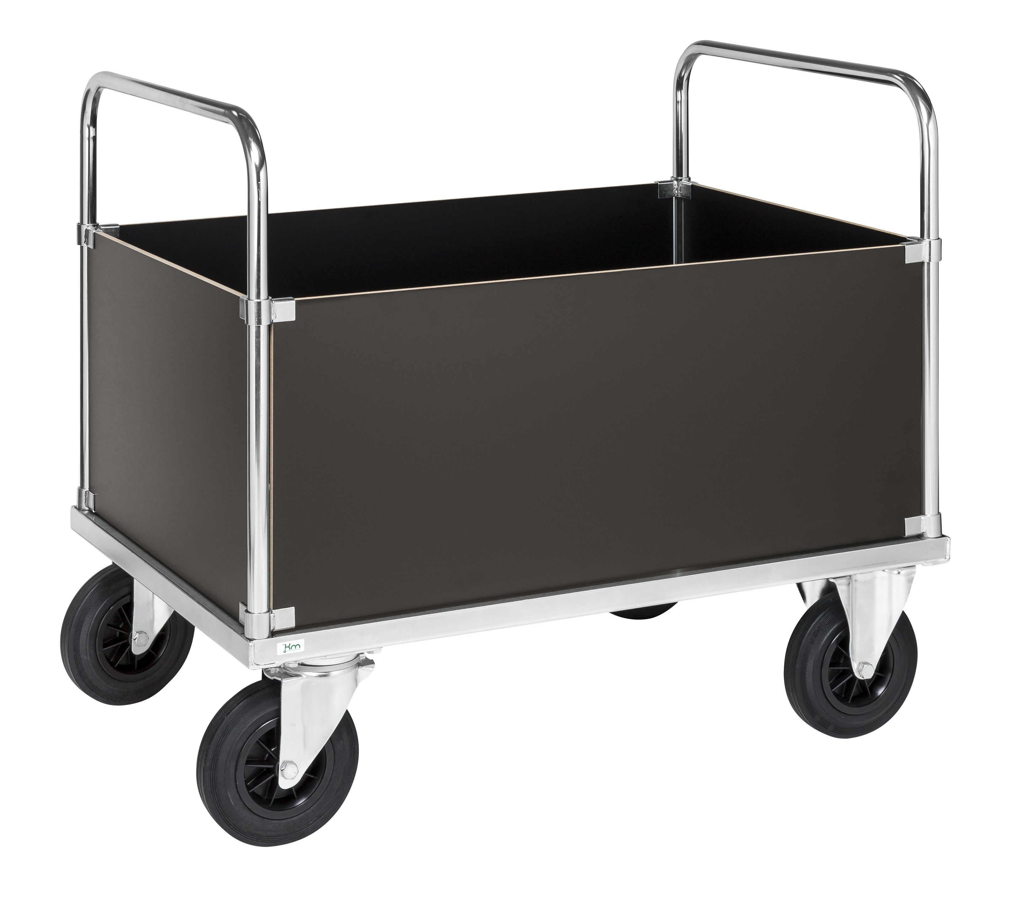 Carrello contenitore smart con freno 1200x800x900 - Kongamek KM635-3HB