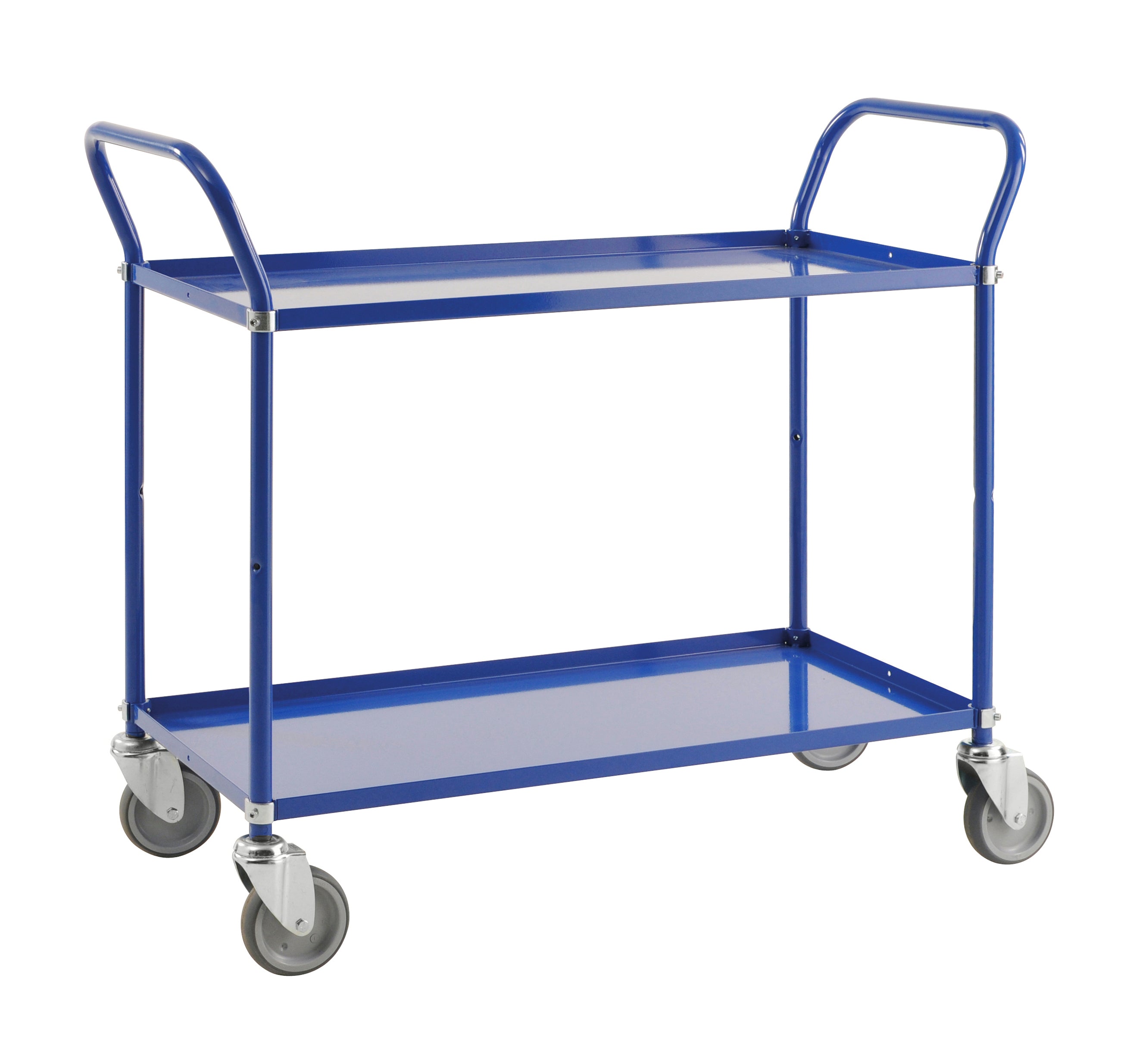 Carrello portatutto leggero 2 ripiani Blu - KM4147-BB Kongamek