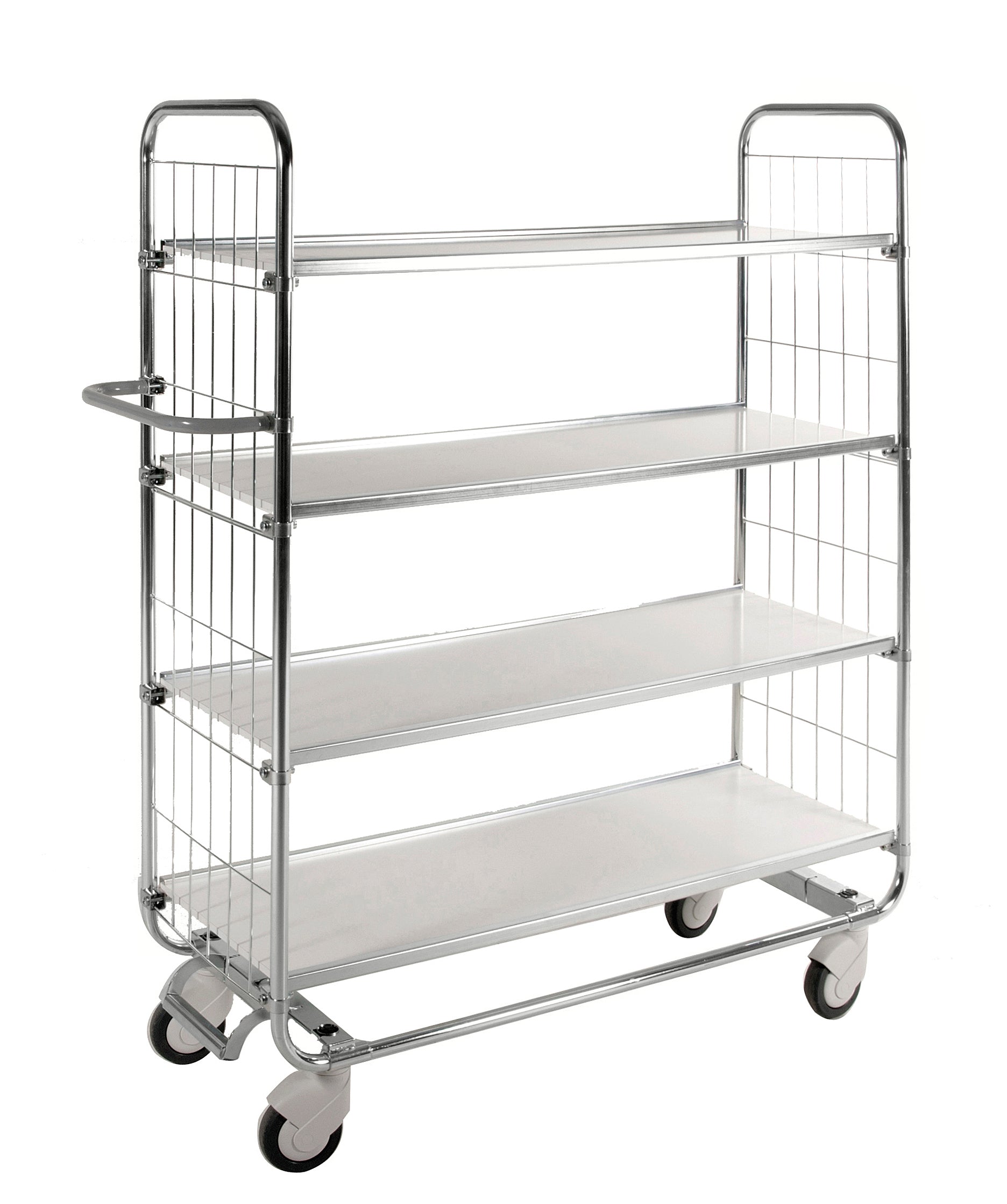 Carrello portatutto flessibile ripiani in laminato - Kongamek KM8000-4L-CL