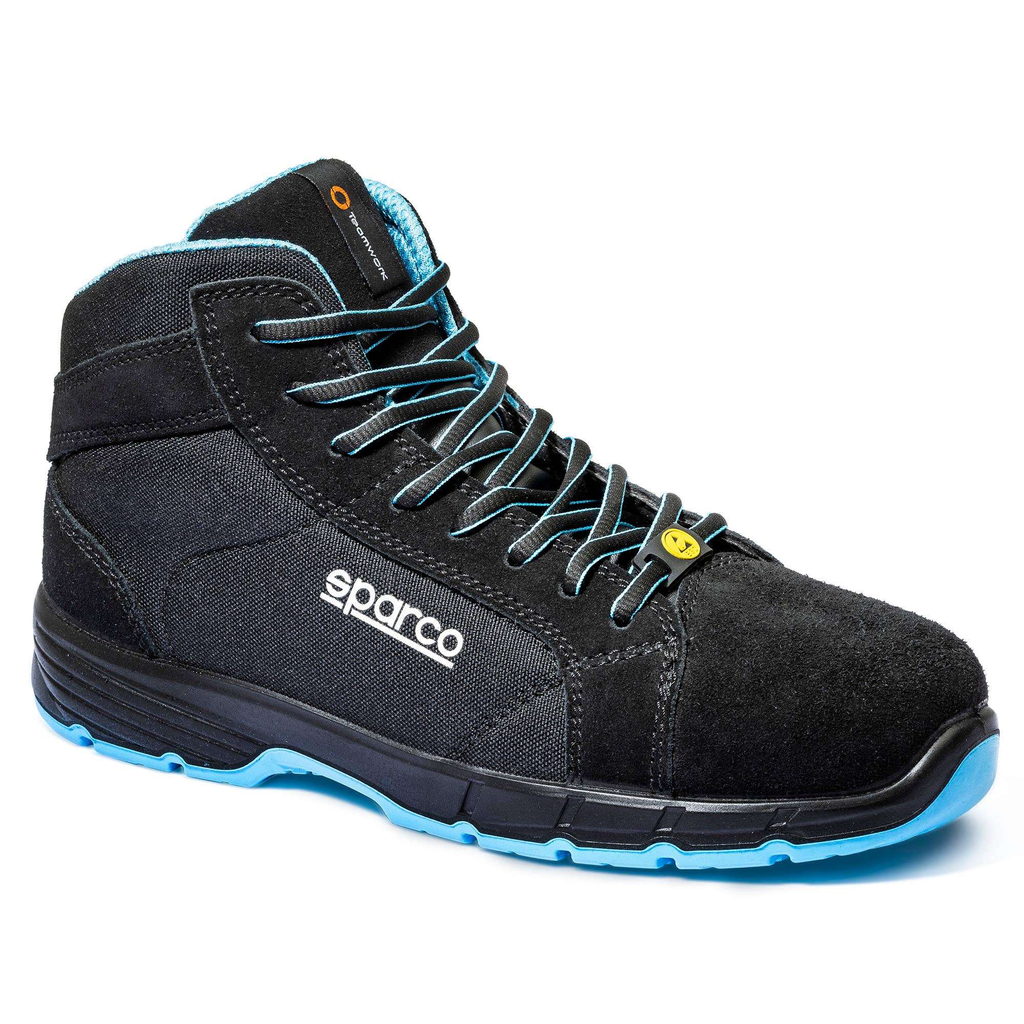 Sparco Scarpa Horizon-H Fargo S3S ESD nero/celeste-scarpe antinfortunistiche