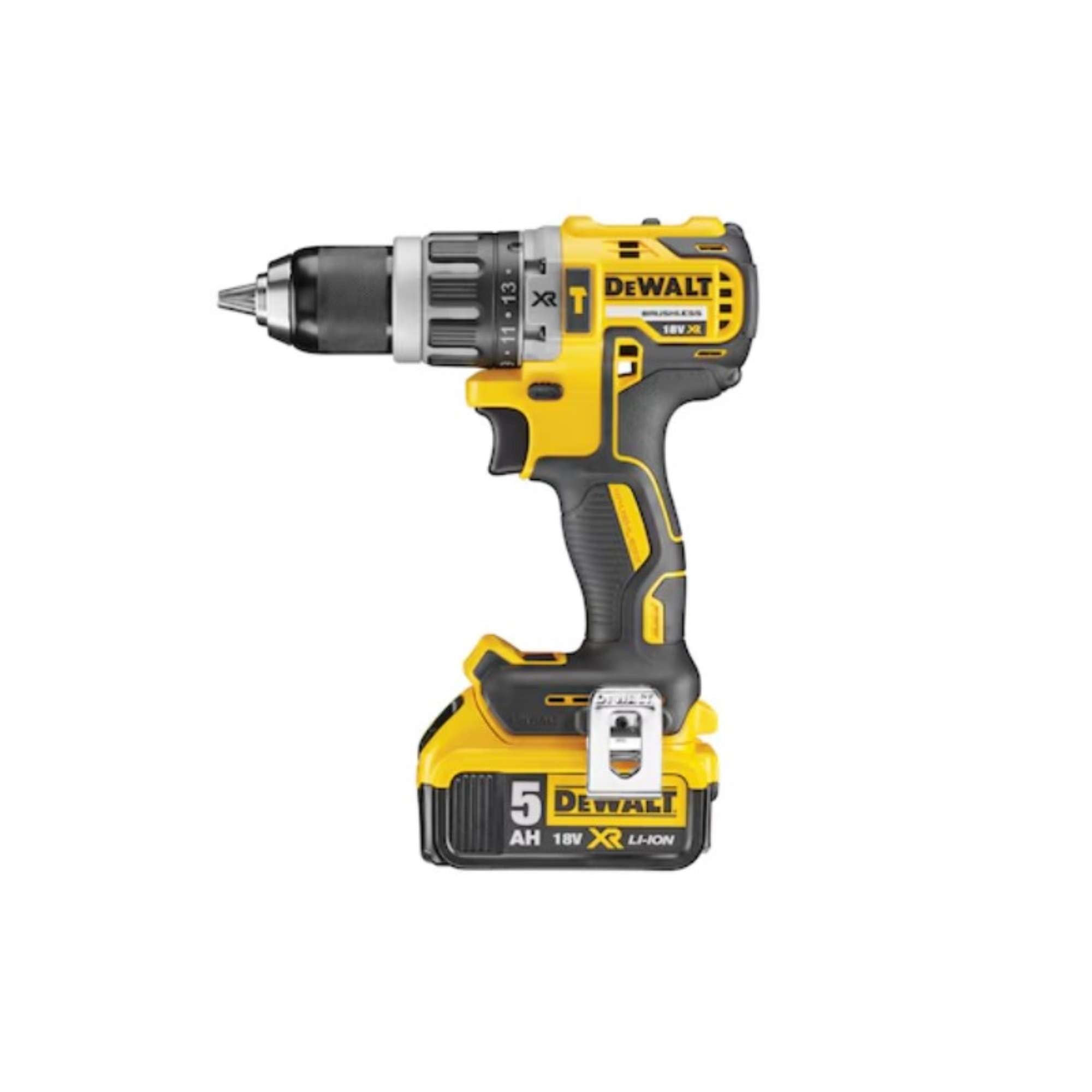 Trapano avvitatore con percussione 18V XR Litio + 2 Batterie 5.0Ah - Dewalt DCD796P2-QW